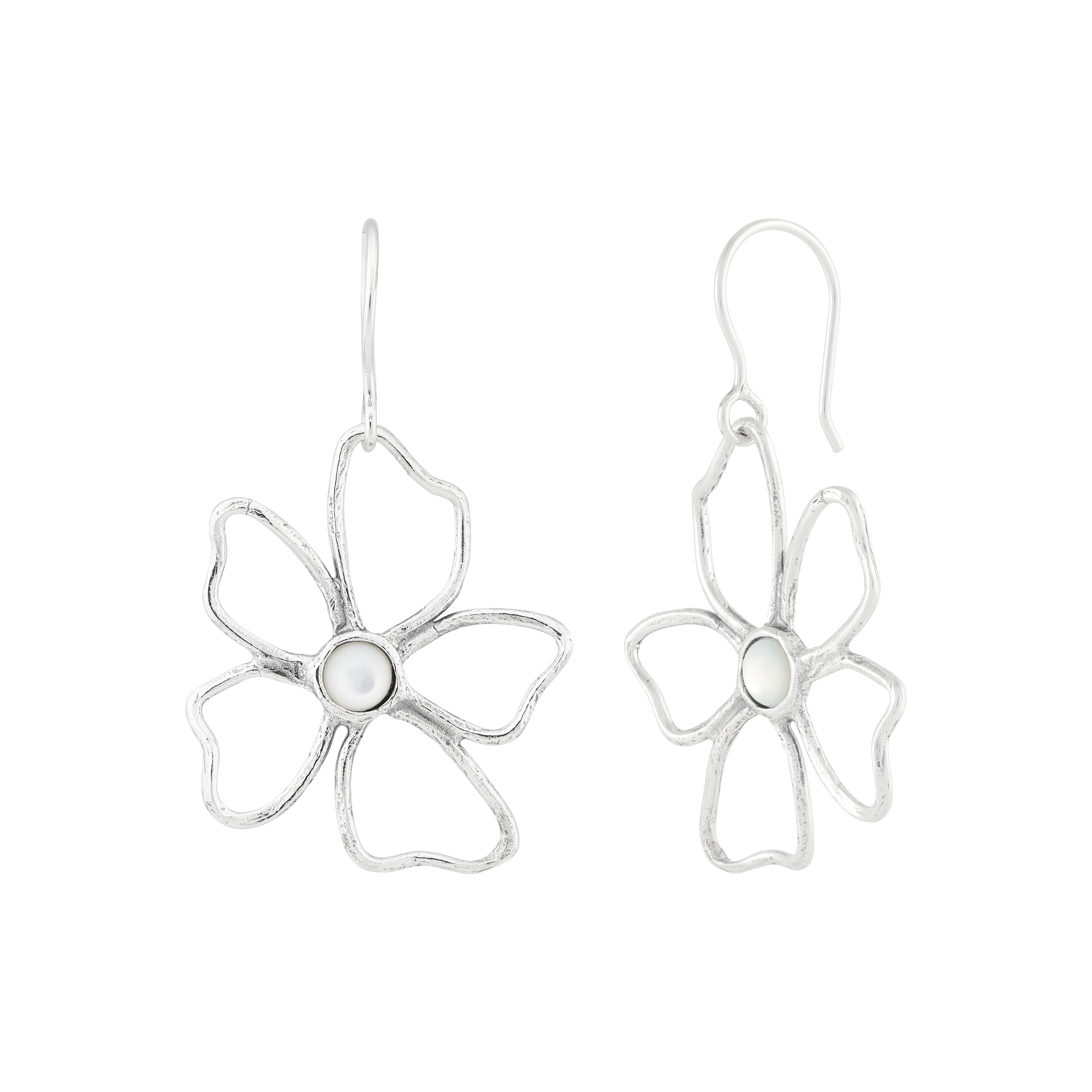 ピアス [Rita monica] Flower Pearl Earrings Bridal earrings, earrings, pearl earrings, accessory - Pearl