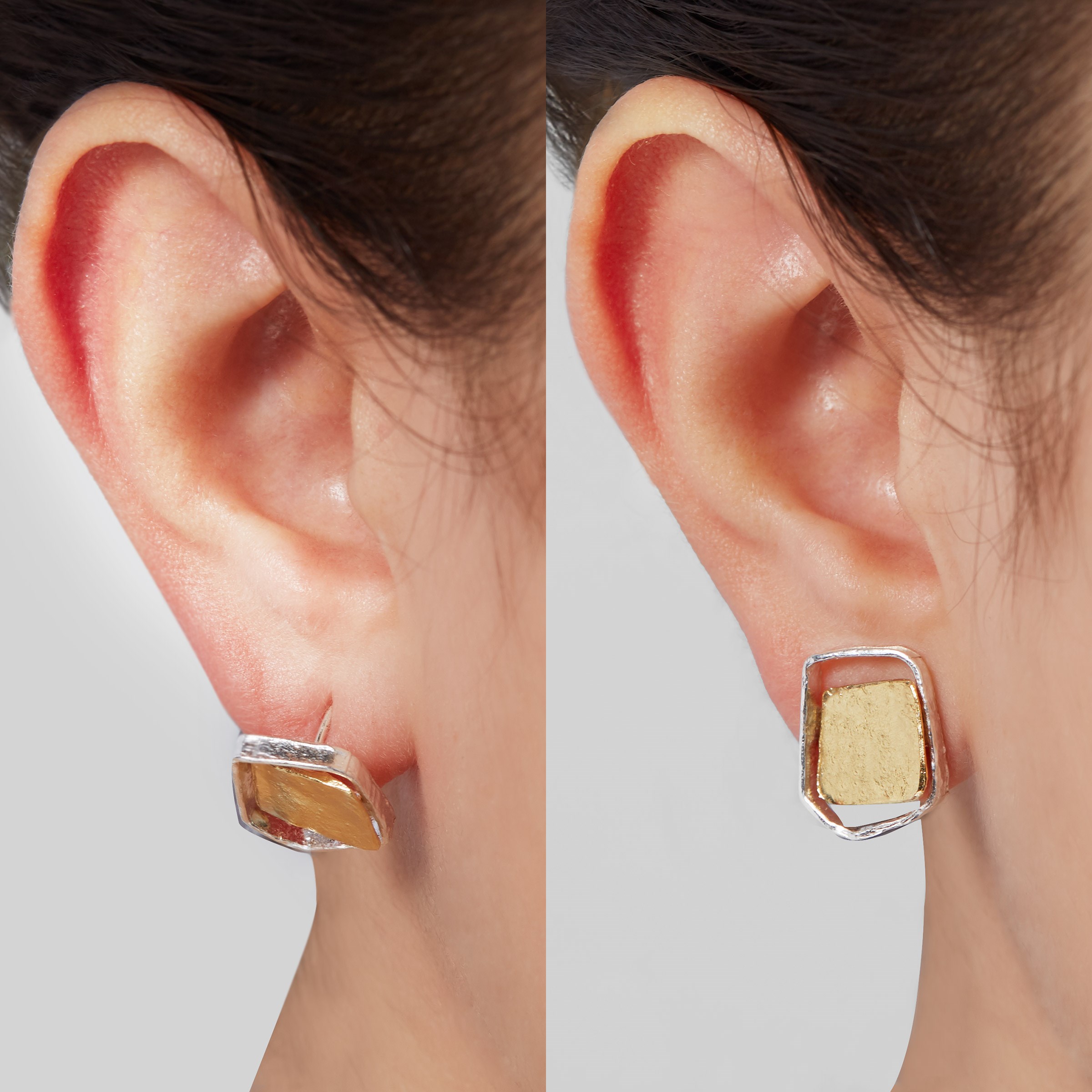New Silpada 'Three Pair Happy Back' Earring Back Set in Sterling Silver
