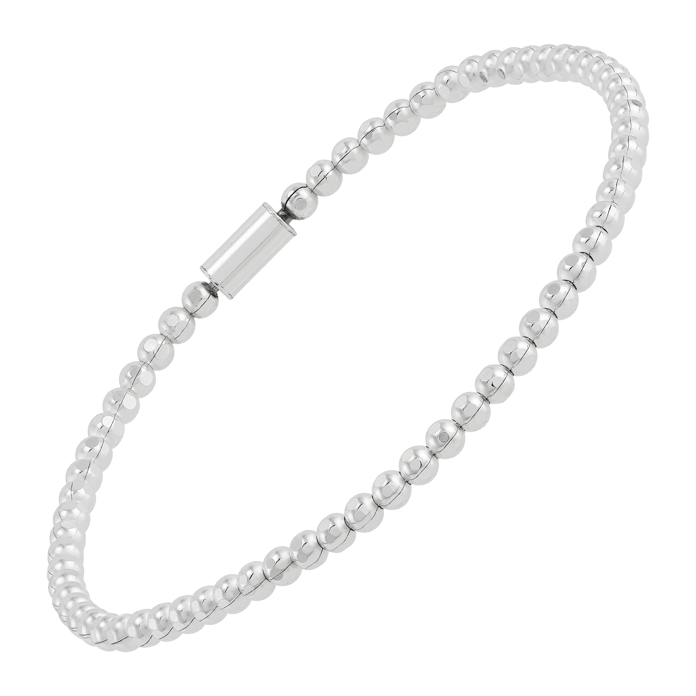 Silpada 'Charlotte' Sterling Silver Stretch Bracelet, 7.5"  (3mm)