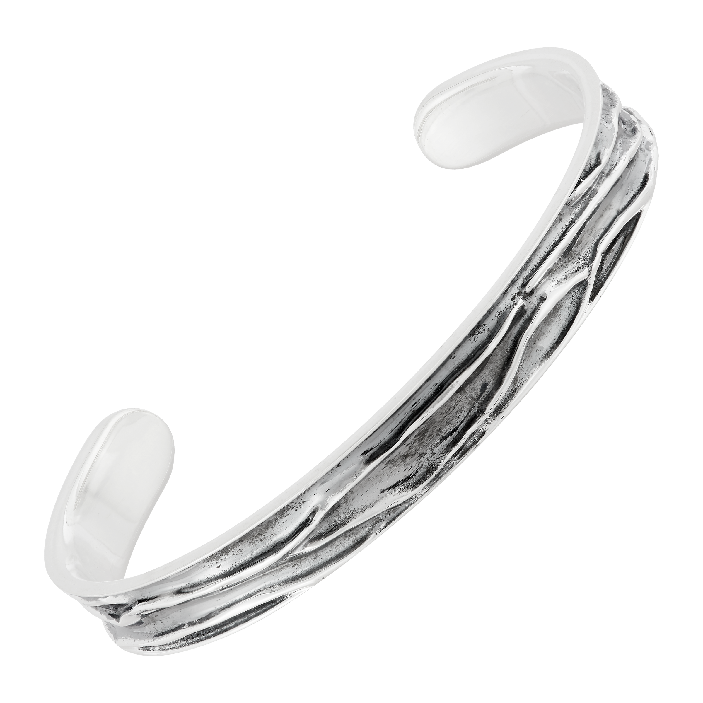 Sterling Silver Solid Slip-on Bracelet, 7 3/4 in Diameter, 6.25mm Wide -  Etsy