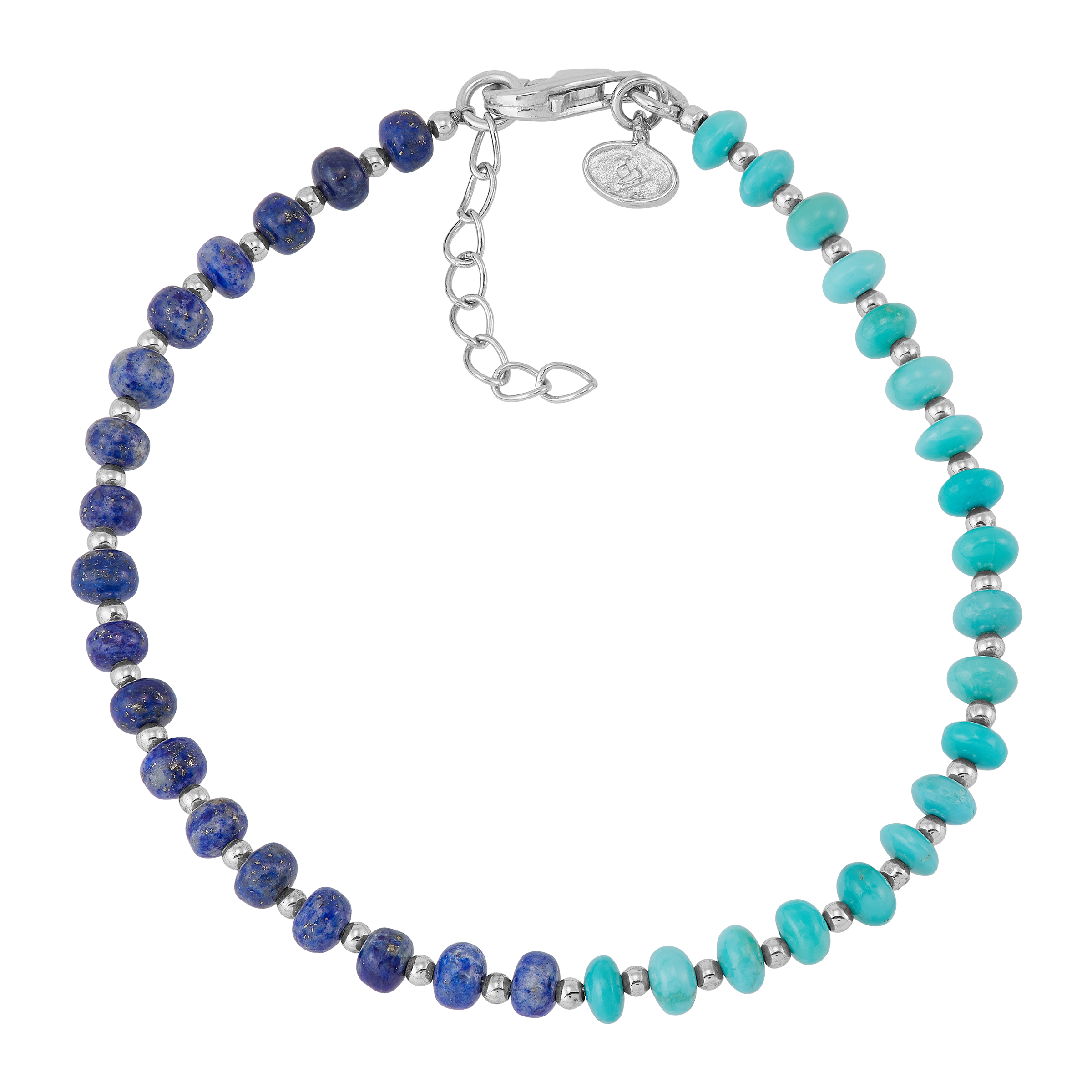 Silpada グラデーション ネイビーの石 台形 925 シルバー ヴィンテー Silpada 'Constant Changes' Sterling Silver with Rhodium