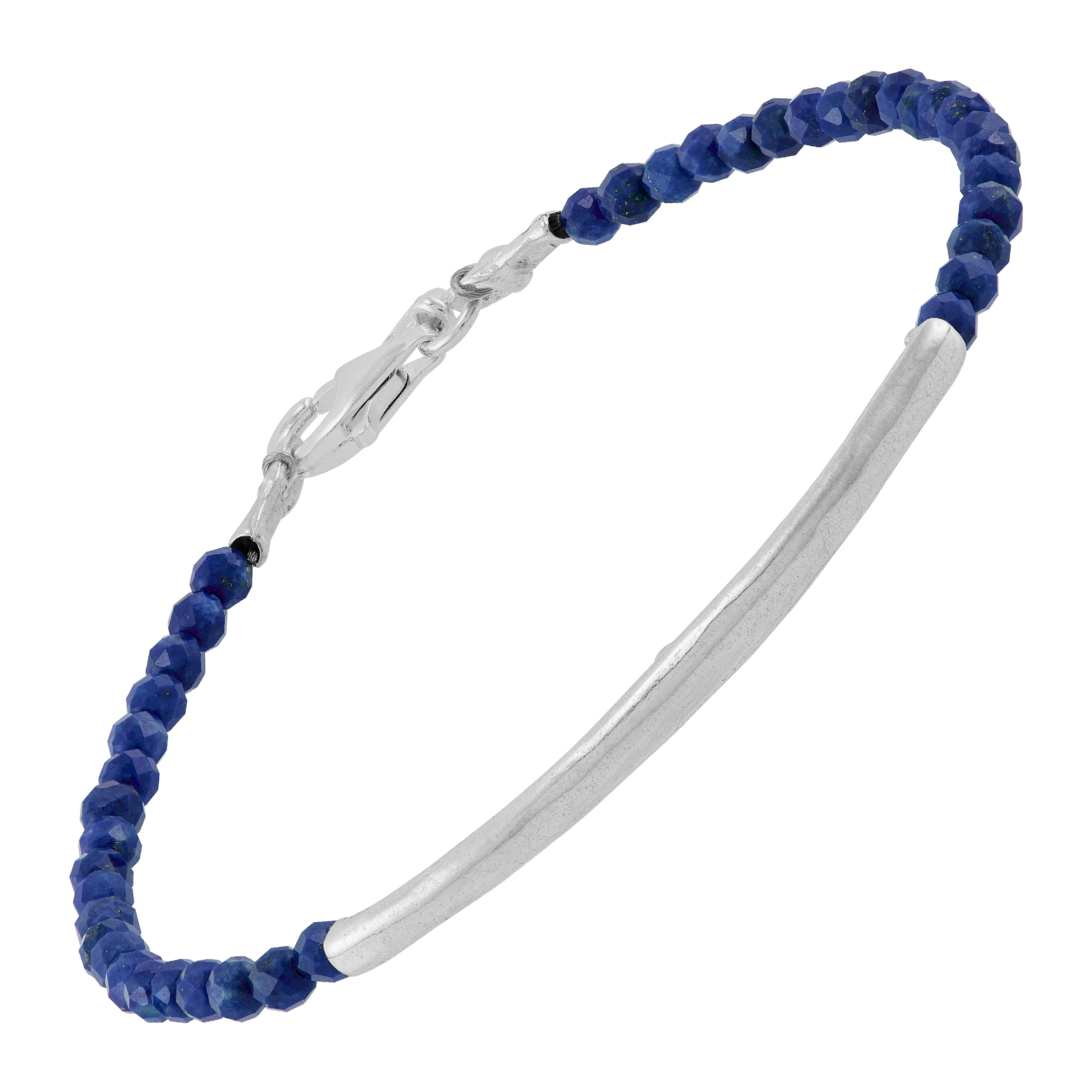 Silpada 'Distilled Night' Sterling Silver Blue Lapis Bracelet, 7.5"