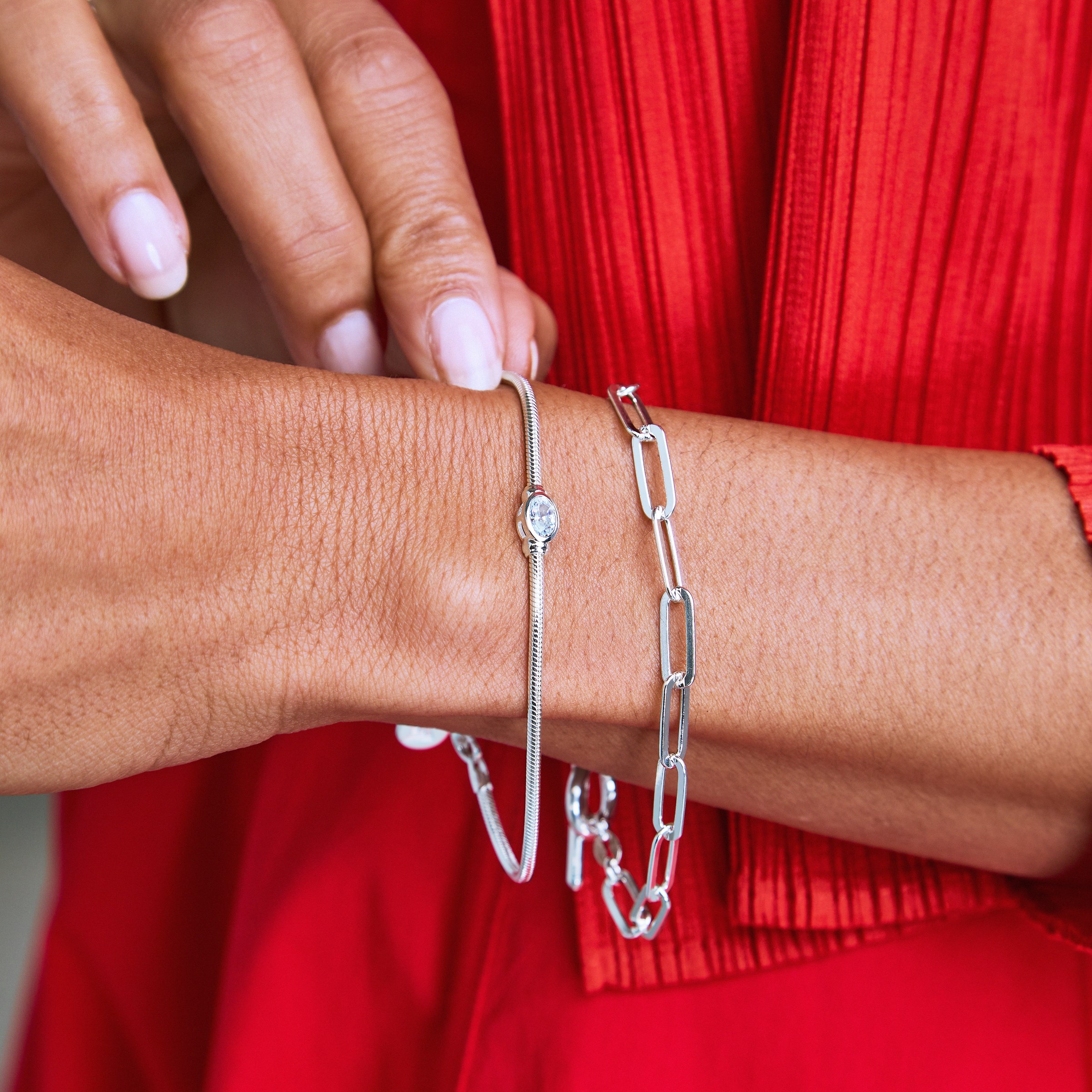 Silpada 'Let's Link' Toggle Chain Bracelet in Sterling Silver, 7.5