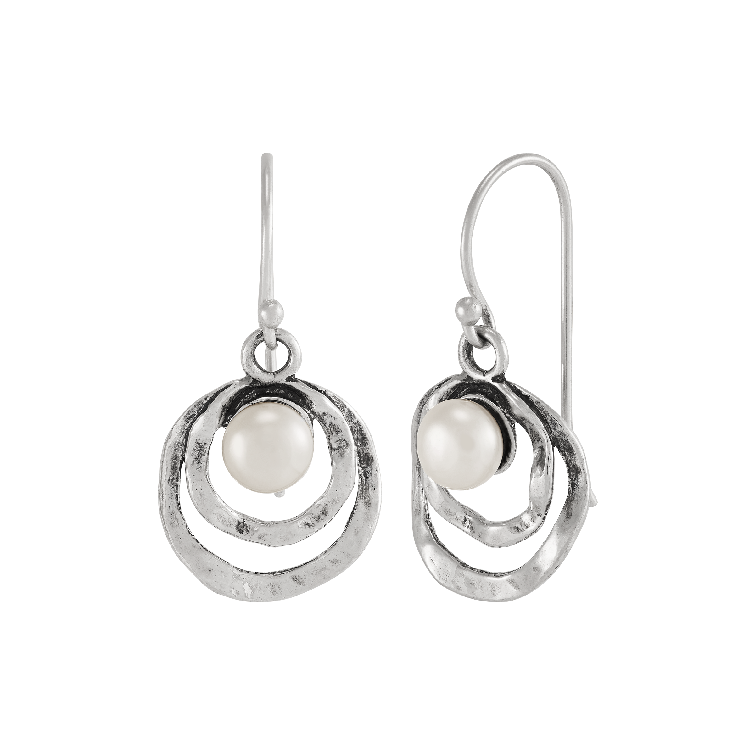 Silpada 'Soft Motion' Sterling Silver Freshwater Pearl Drop Earrings
