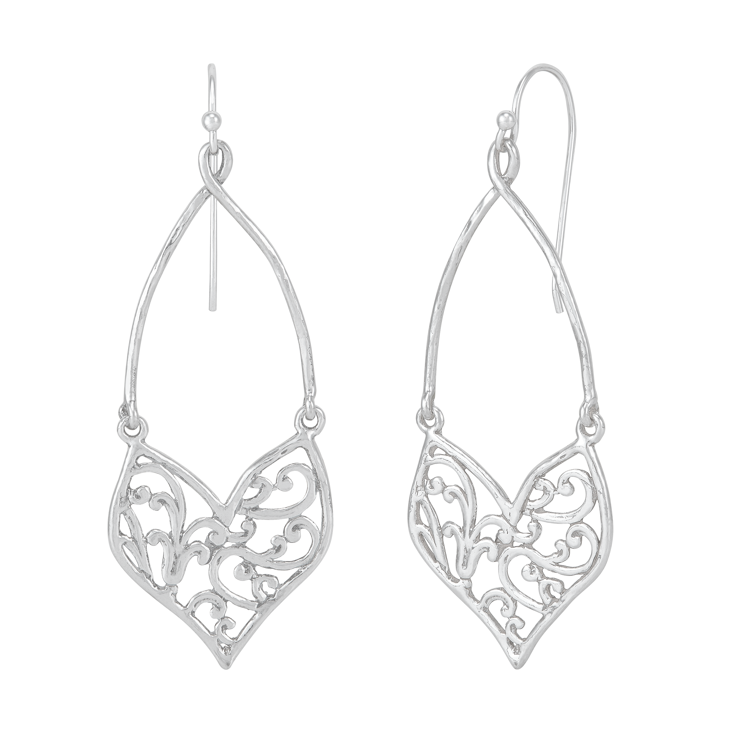 Silpada 'Lunar Wave' Sterling Silver Drop Earrings
