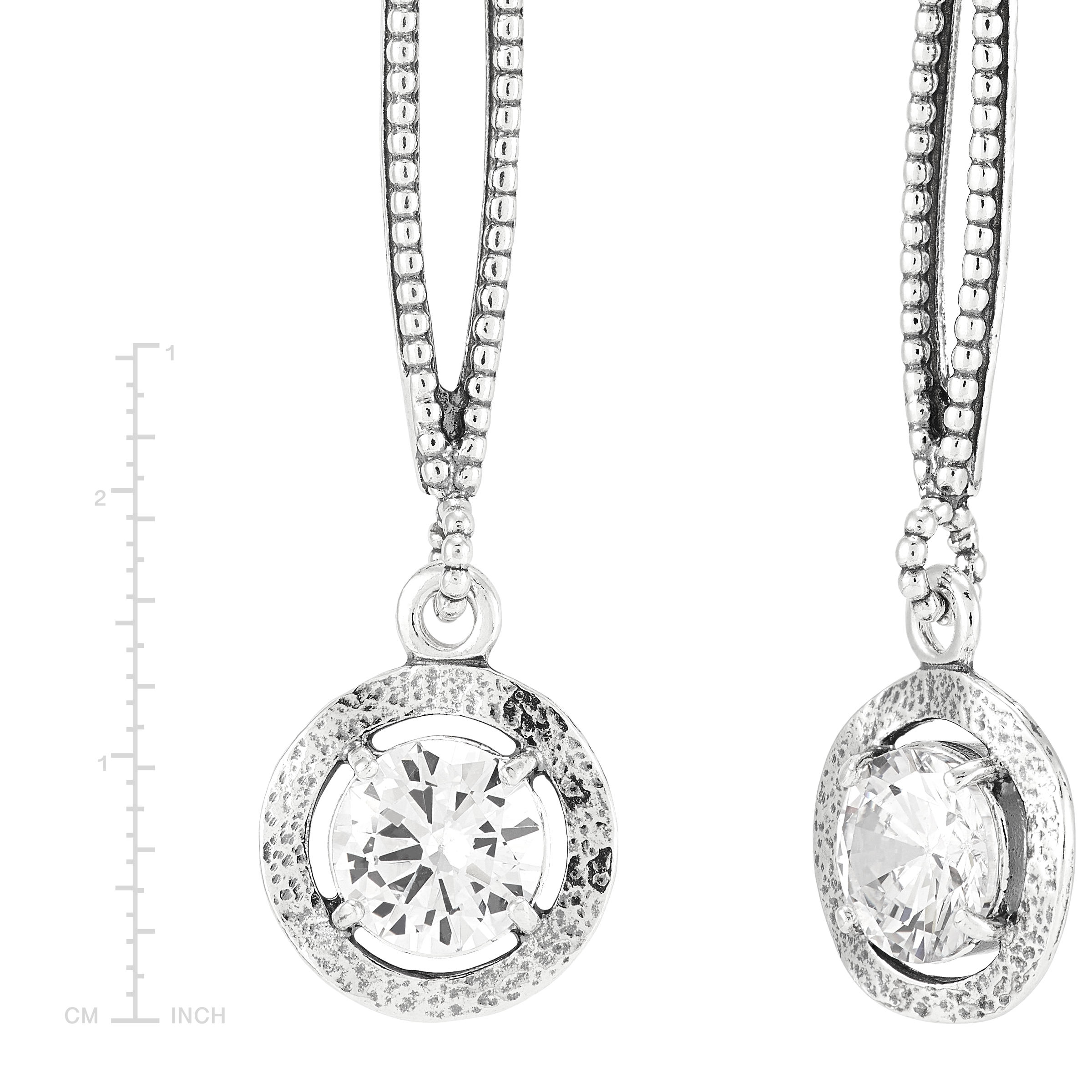Silpada 'Switching Angles' Sterling Silver Cubic Zirconia