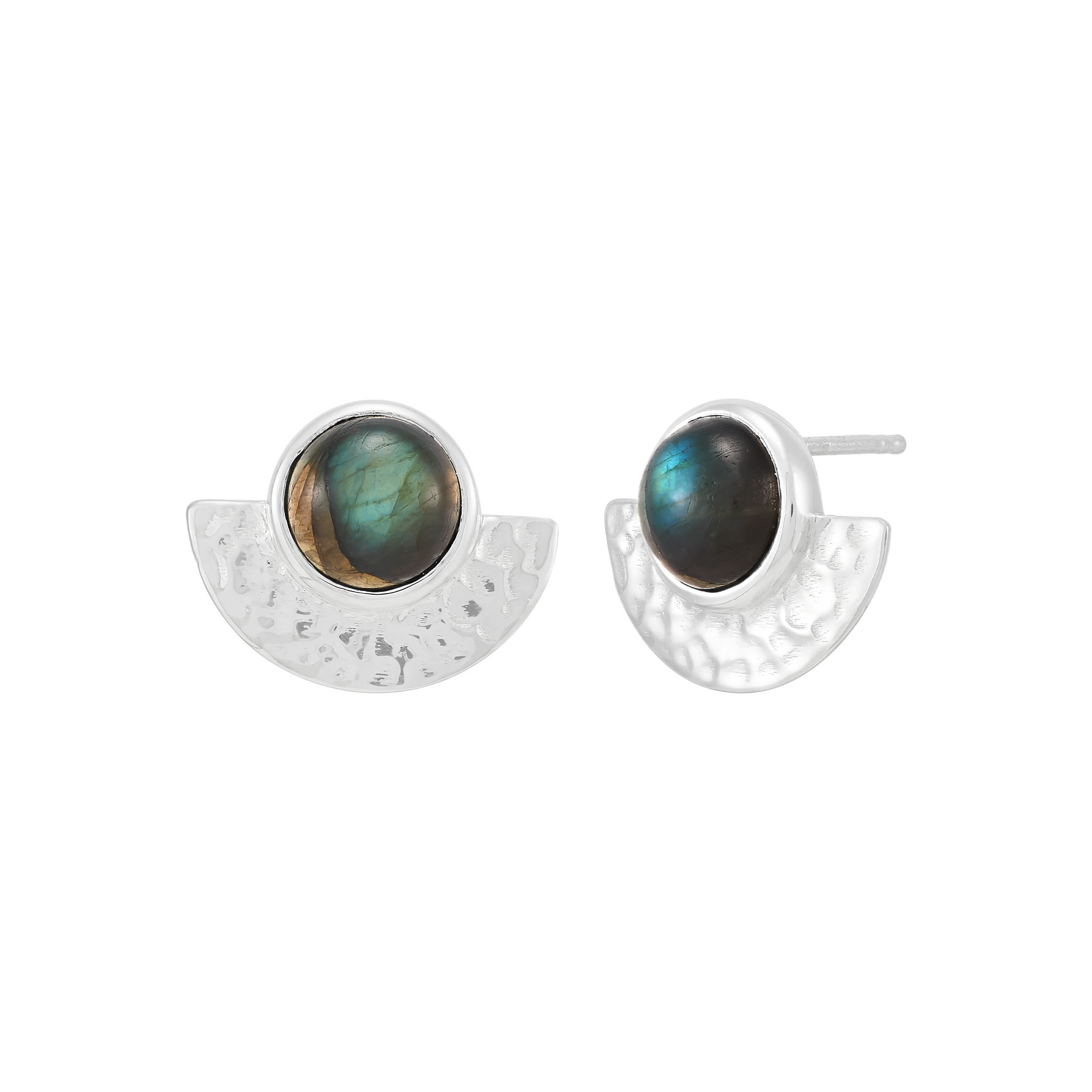 Silpada 'Thriving' Sterling Silver Natural Labradorite Earrings