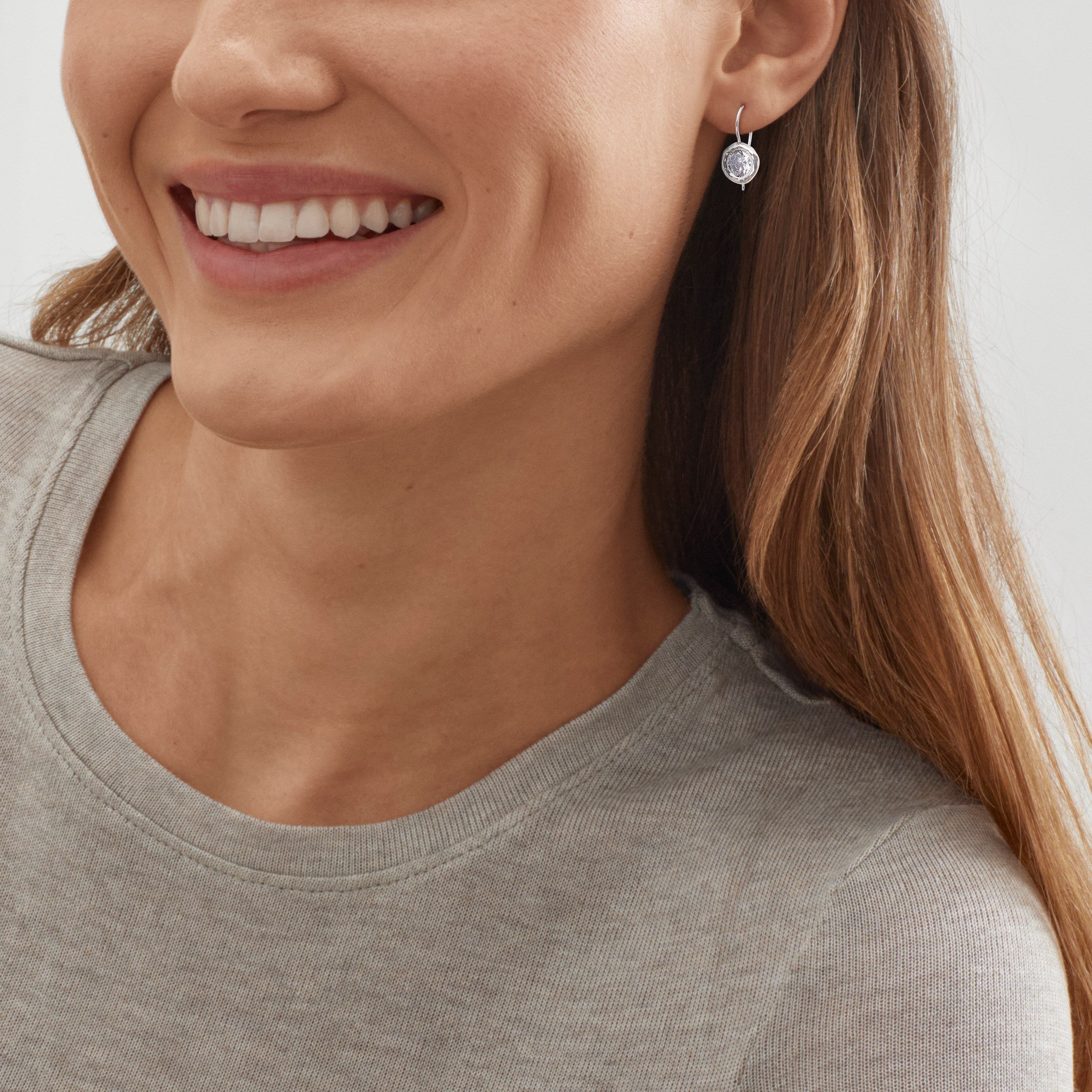 Silpada 'Iridescent Form' Sterling Silver Cubic Zirconia