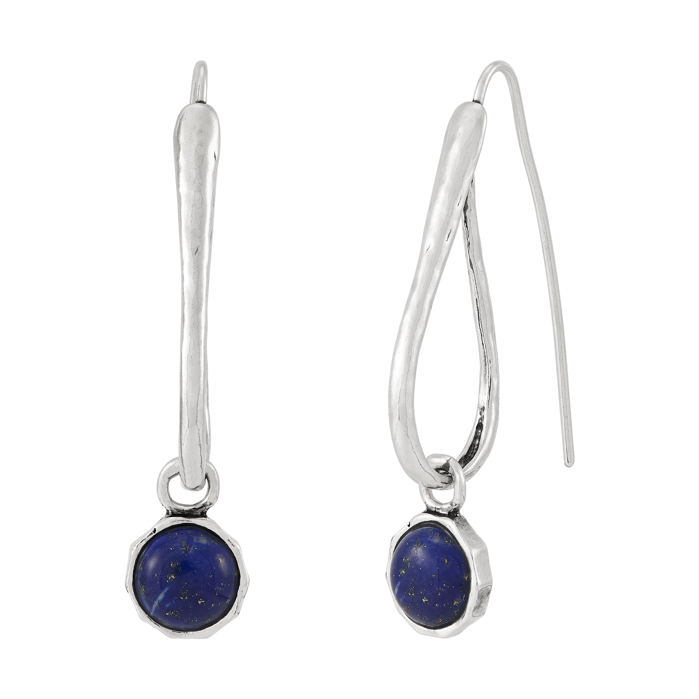 Silpada 'Cosmic Haze' Sterling Silver Blue Lapis Drop Earrings