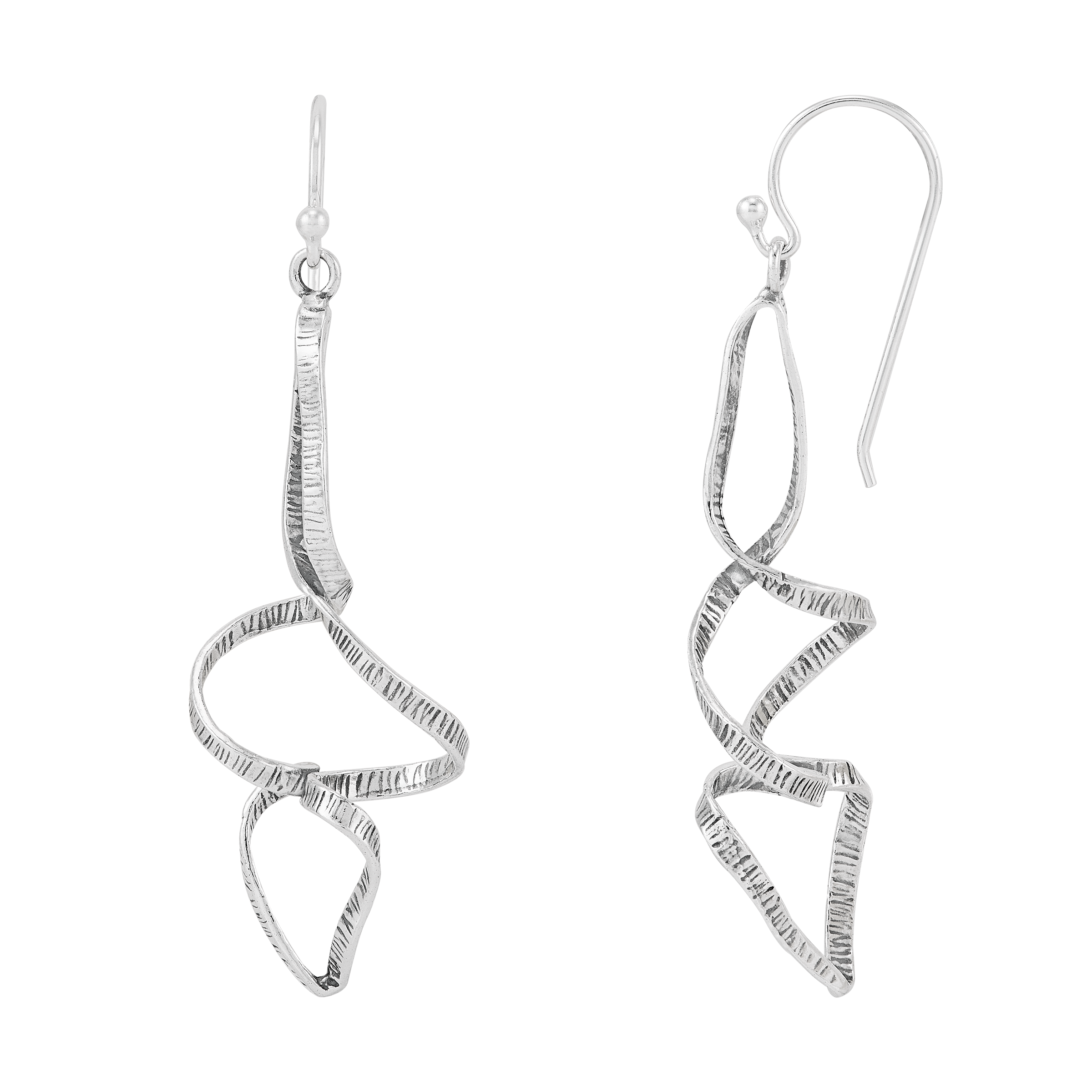 New Silpada 'Spontaneity' Sterling Silver Drop Earrings detailed image 2