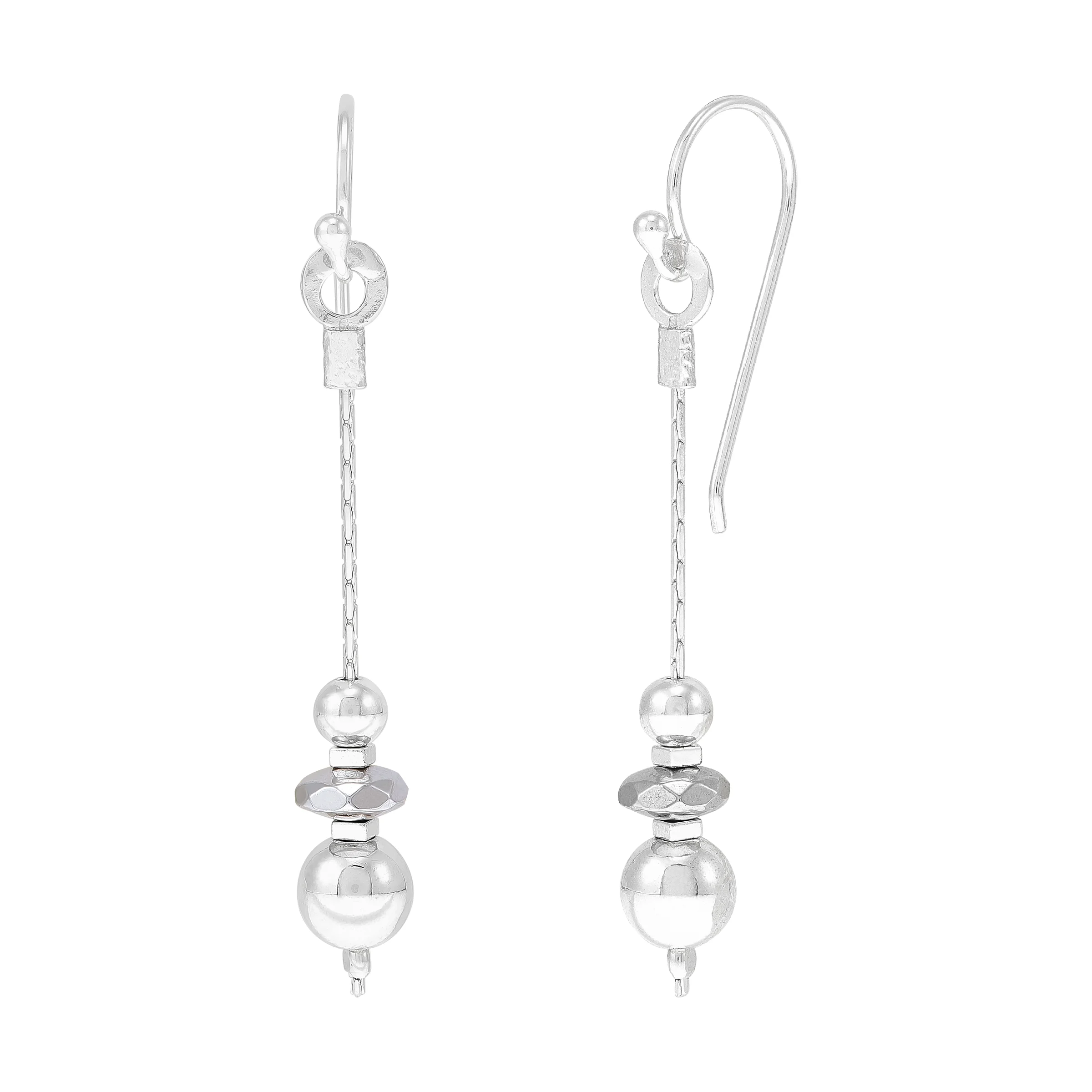 New Silpada 'Planetary' Sterling Silver Hematite Drop Earrings main product image
