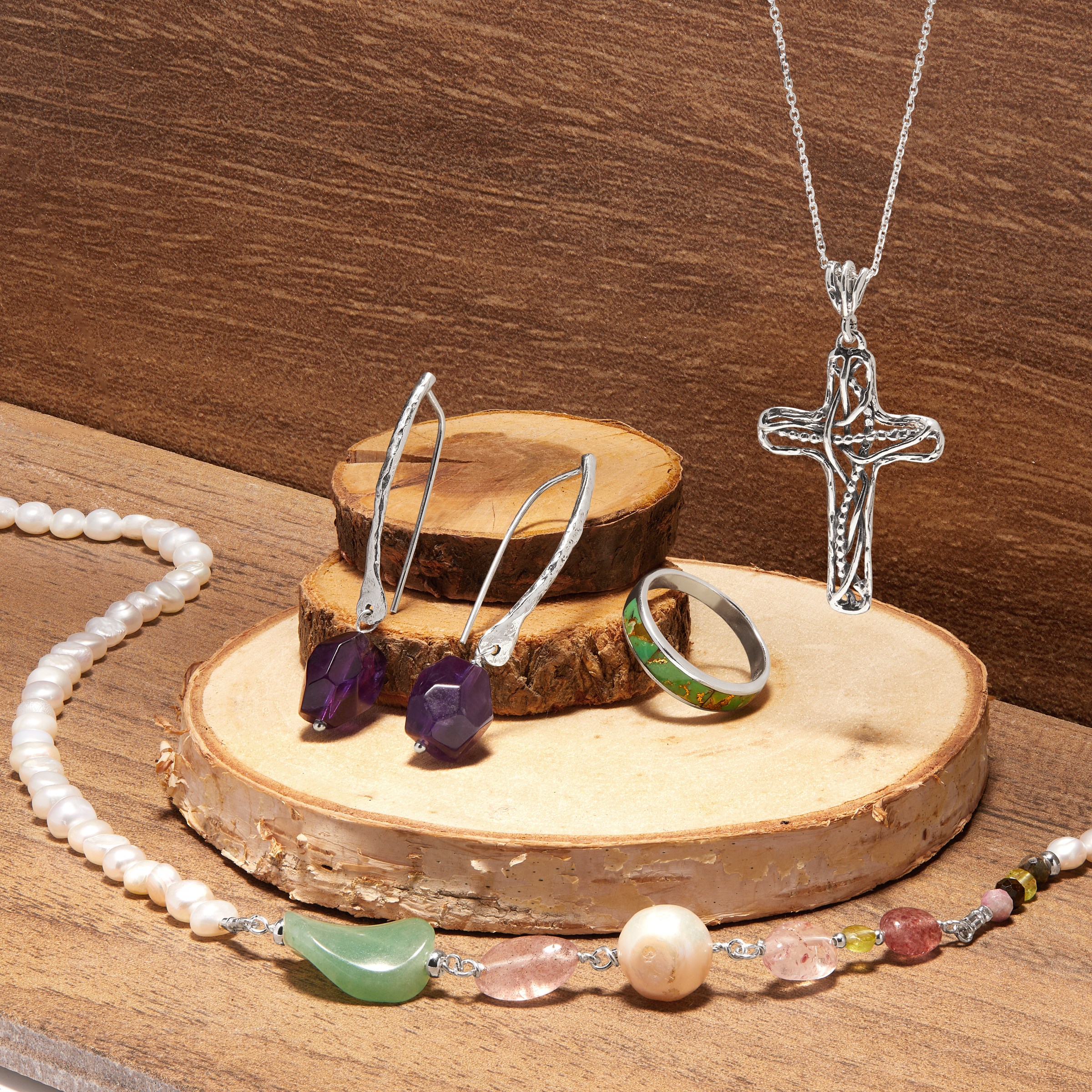SILPADA S0437 STERLING Silver Puffy Cross Pendant Religious