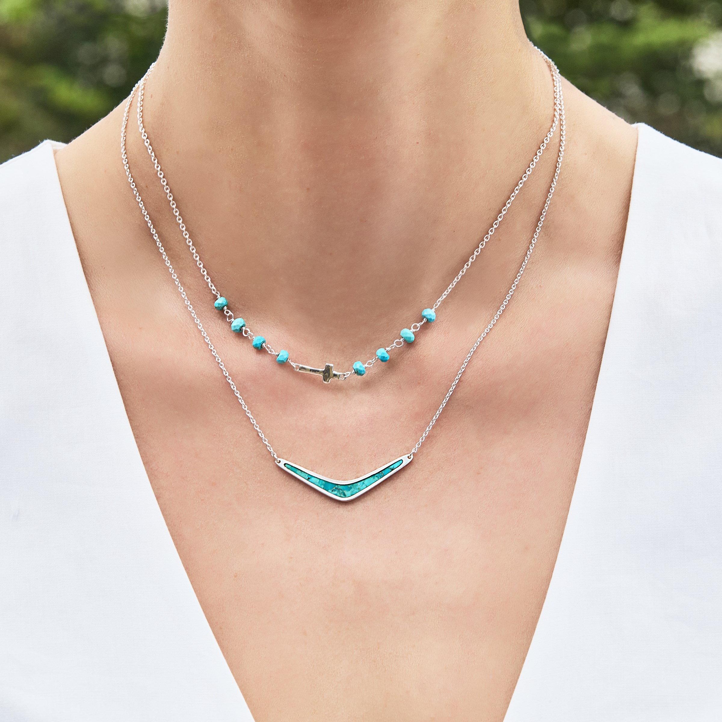 Silpada 'Steady Guide' Sterling Silver Teal Turquoise Cross