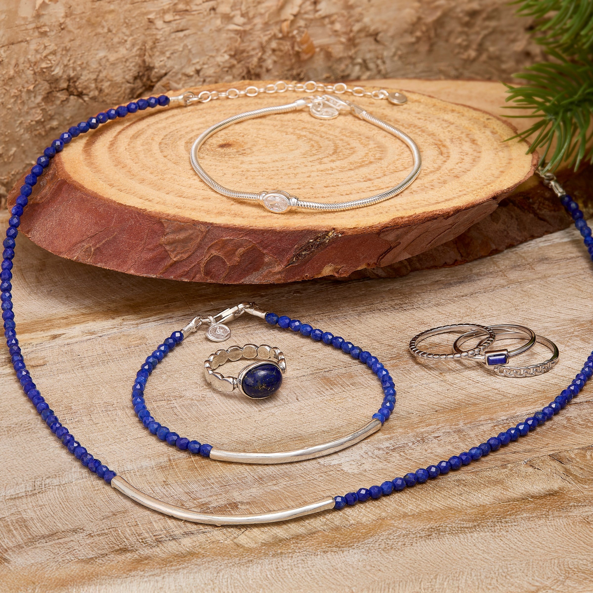 New Silpada 'Distilled Night' Sterling Silver Blue Lapis Necklace, 16" + 2" product image view 6