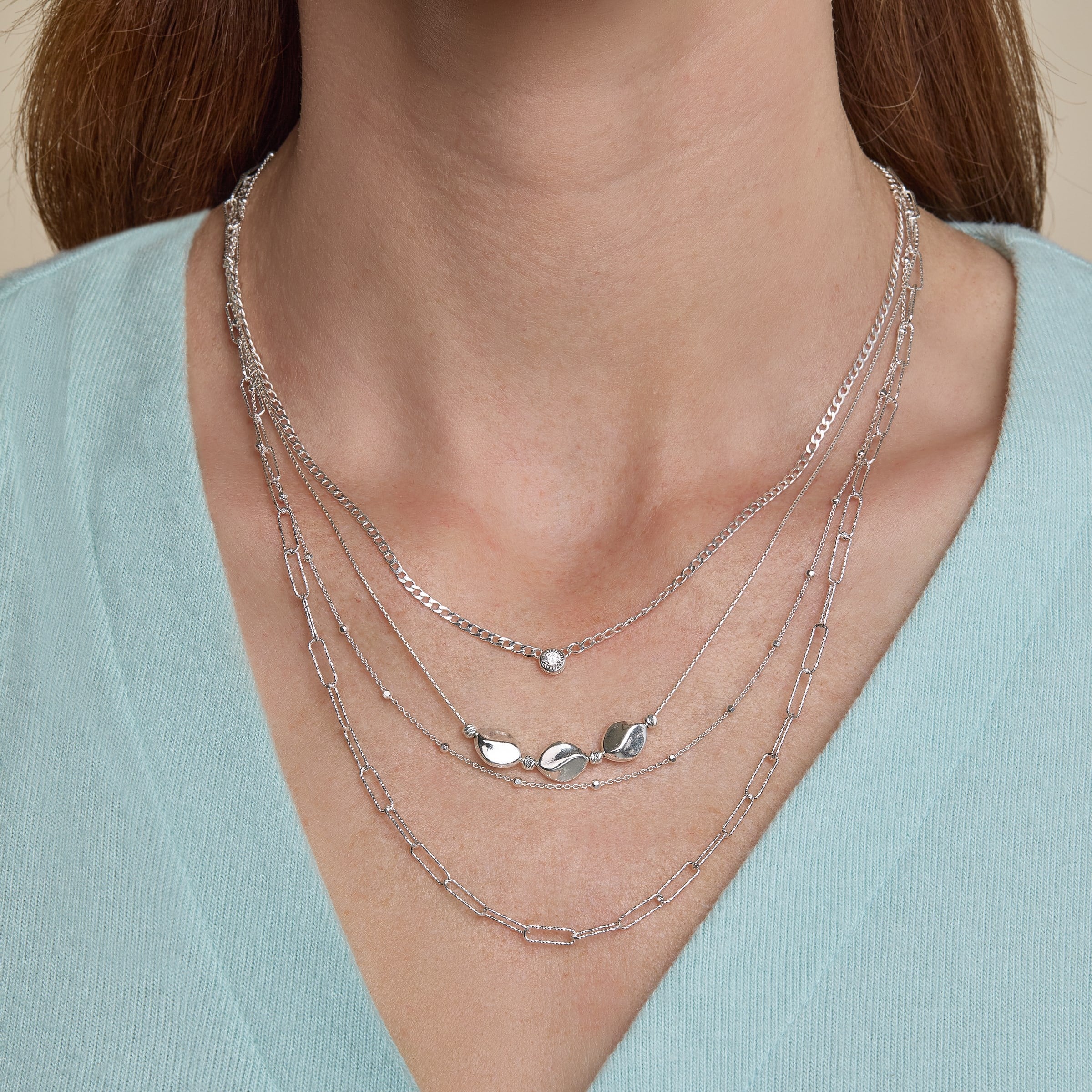 New Silpada 'Clean Alignment' Sterling Silver Necklace, 18" + 2" product image view 5