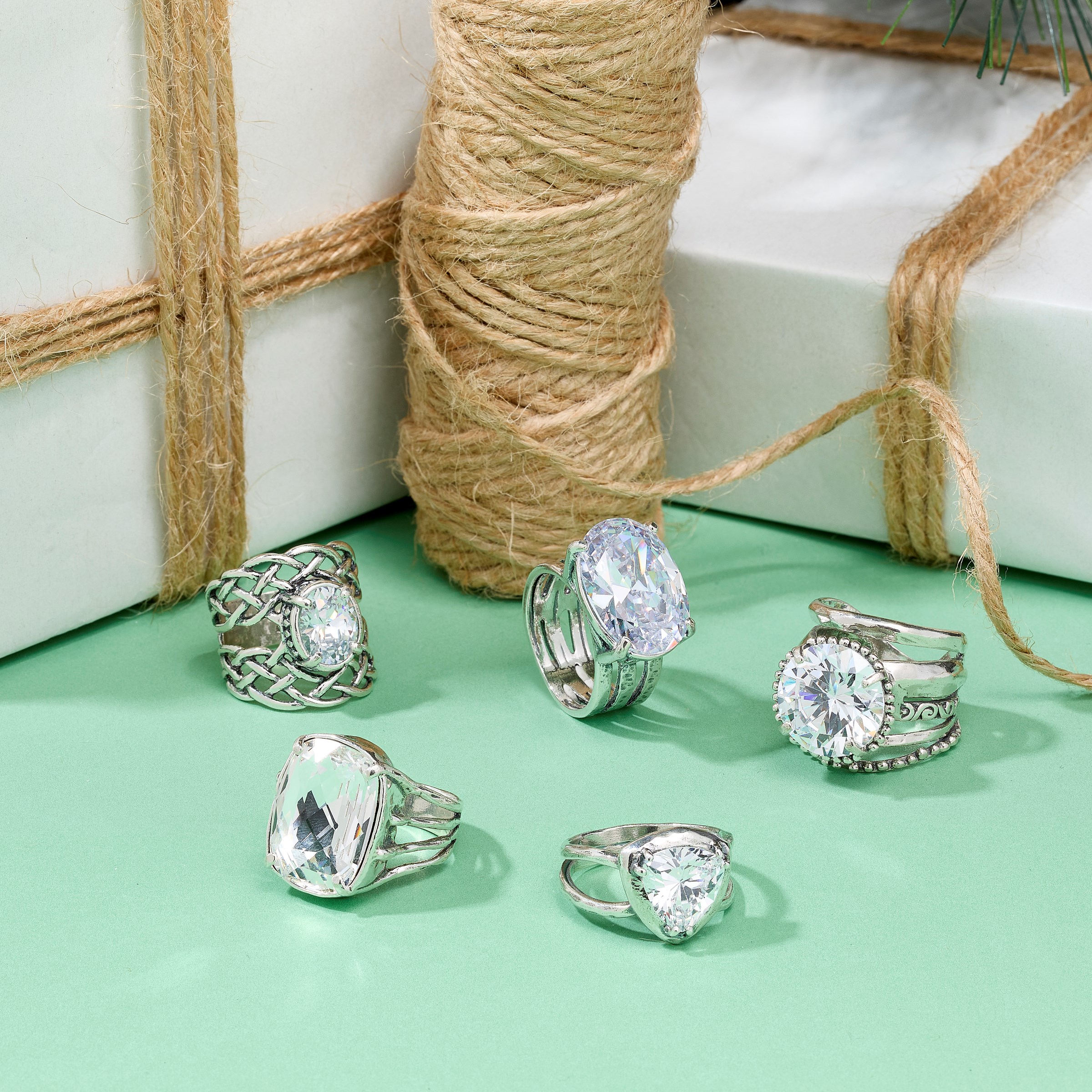プリン Silpada 'Sparkler' Sterling Silver Cubic Zirconia Ring | Silpada