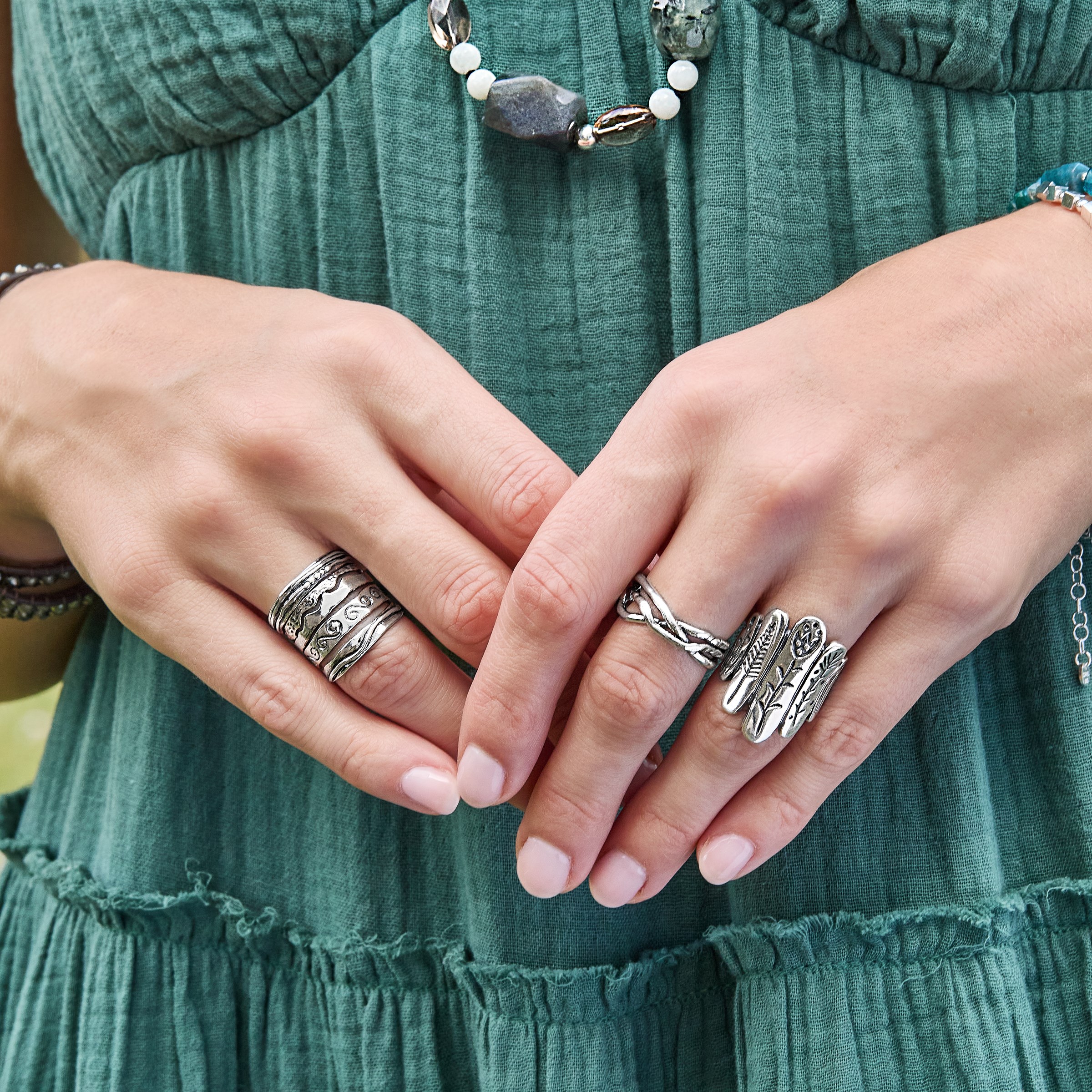 Silpada シルバー925 リング 10号 エタニティリング シルパダ Silpada 'Always Intertwined' Sterling SIlver Ring | Silpada