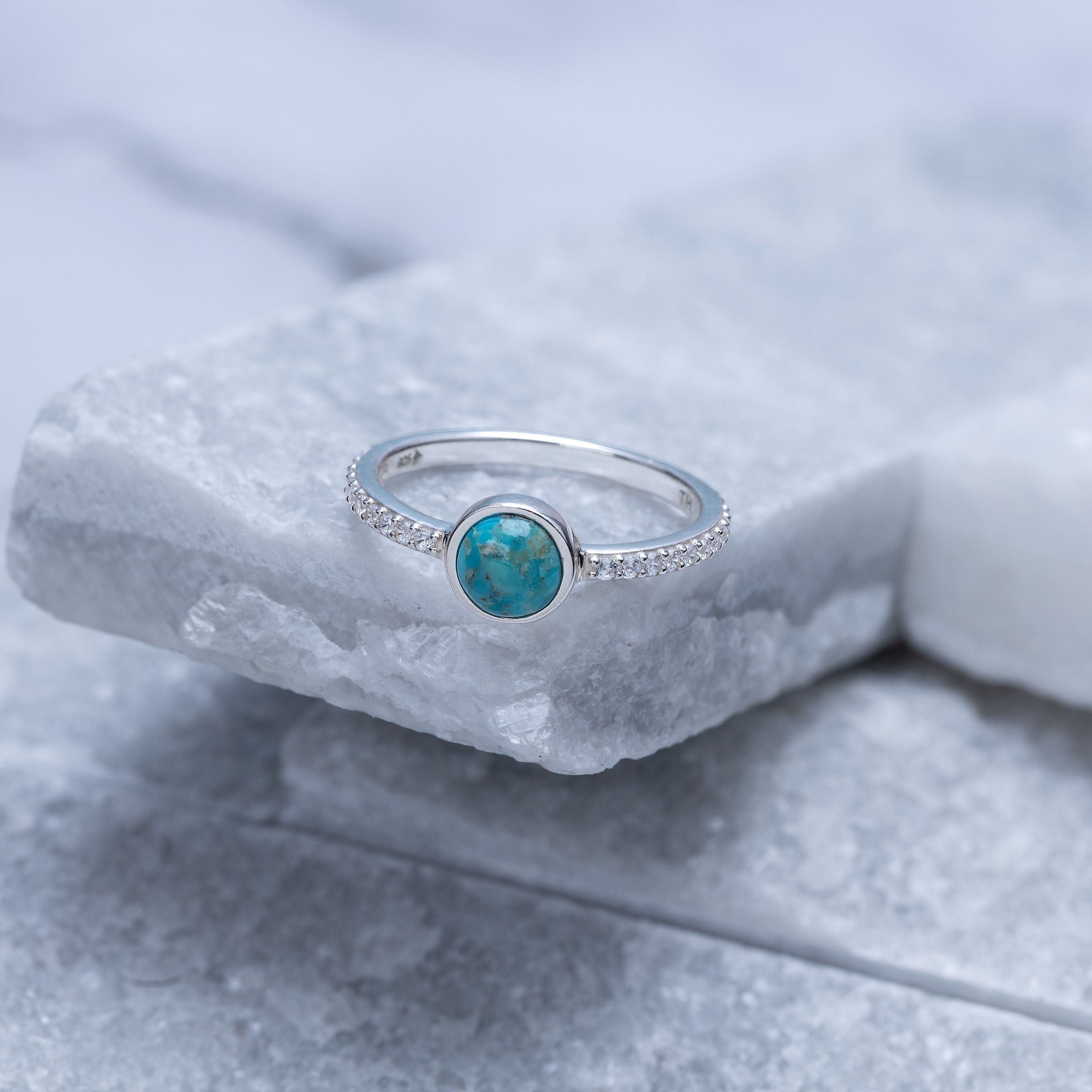 New Silpada 'Peaceable' Sterling Silver Compressed Turquoise and White ...
