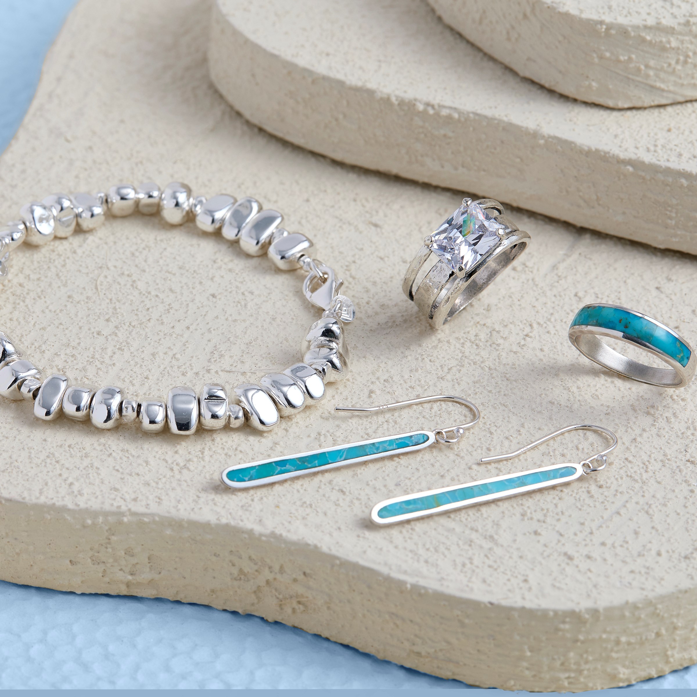 New Silpada 'Turquoise Drop' Compressed Turquoise Drop Earrings in ...
