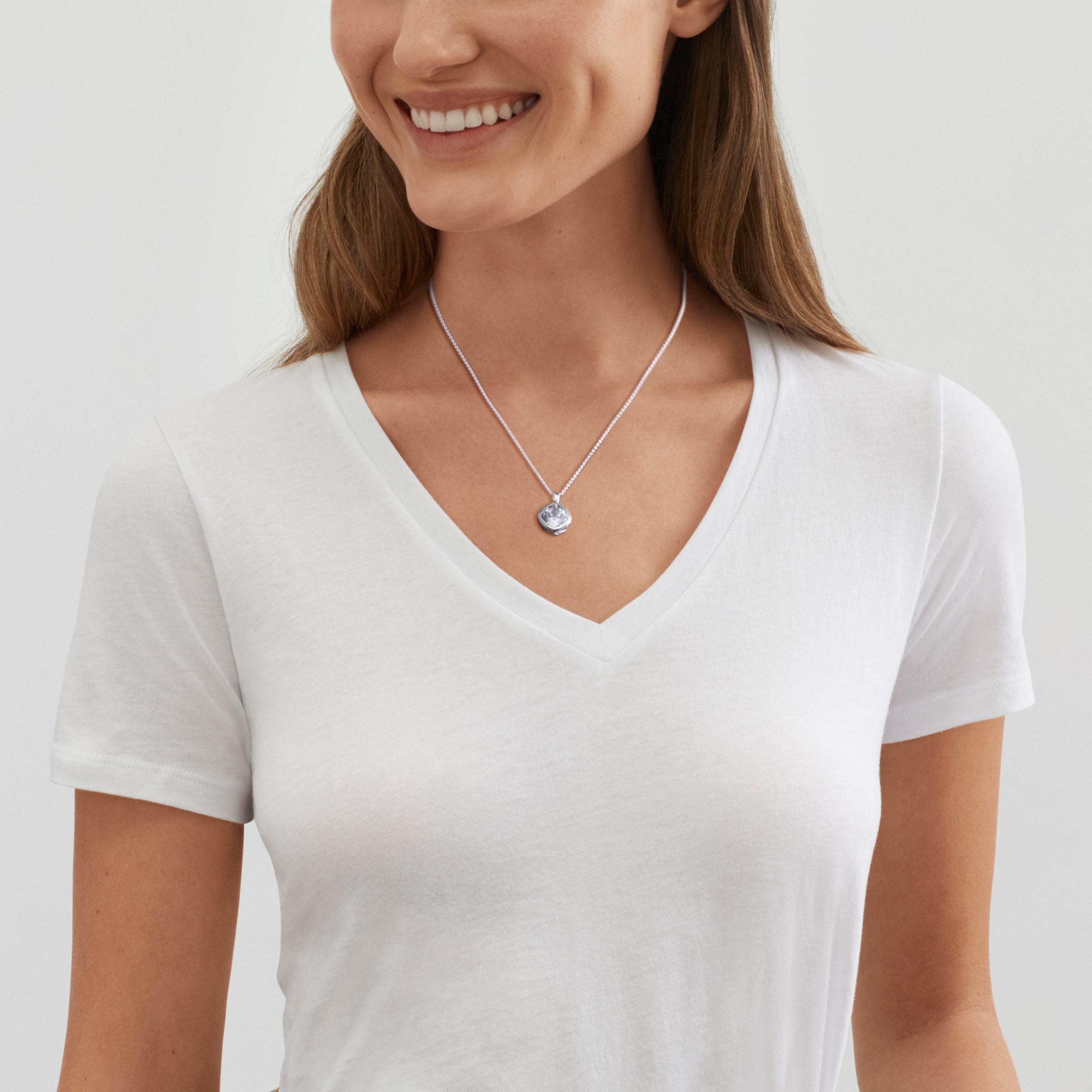 Silpada 'You're My Rock' Sterling Silver Cubic Zirconia