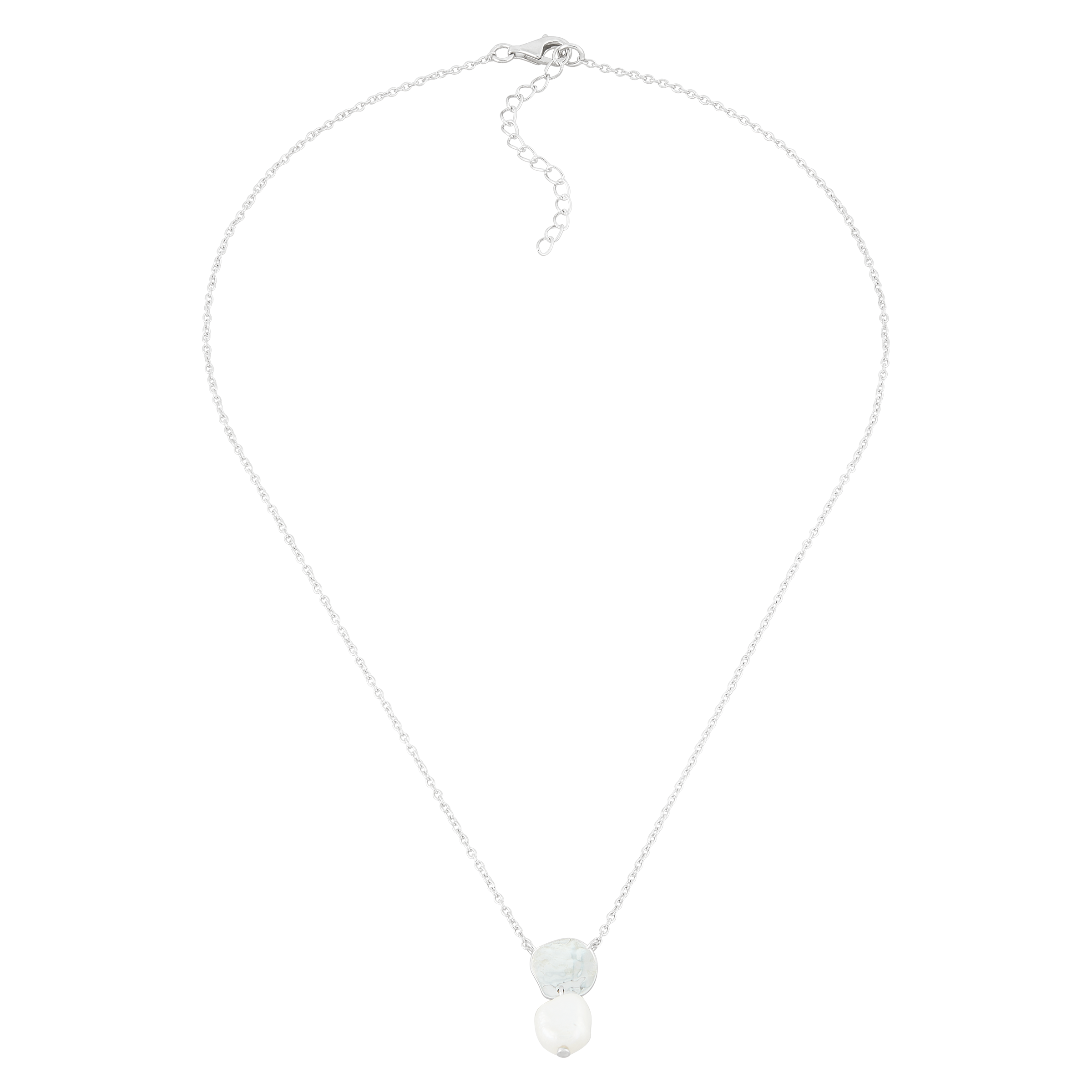Collier Long SILPADA En Argent Sterling 925 - Perles, Cristal Et Gland - État Pré-Owned Excellent