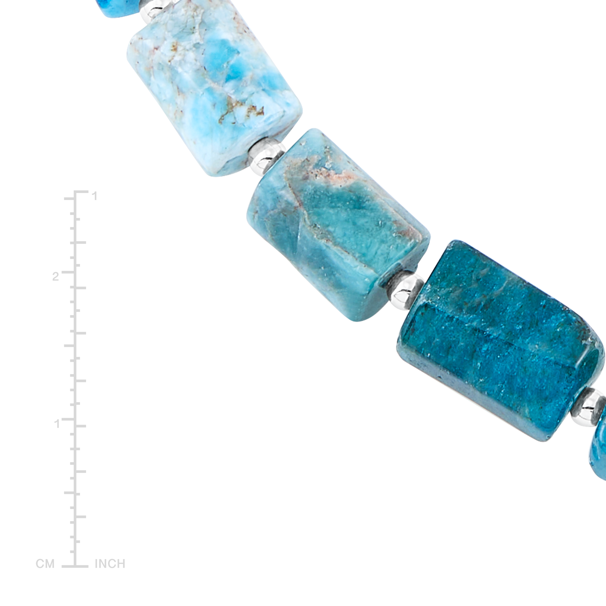 Silpada 'Tales of Teal' Sterling Silver Blue Apatite