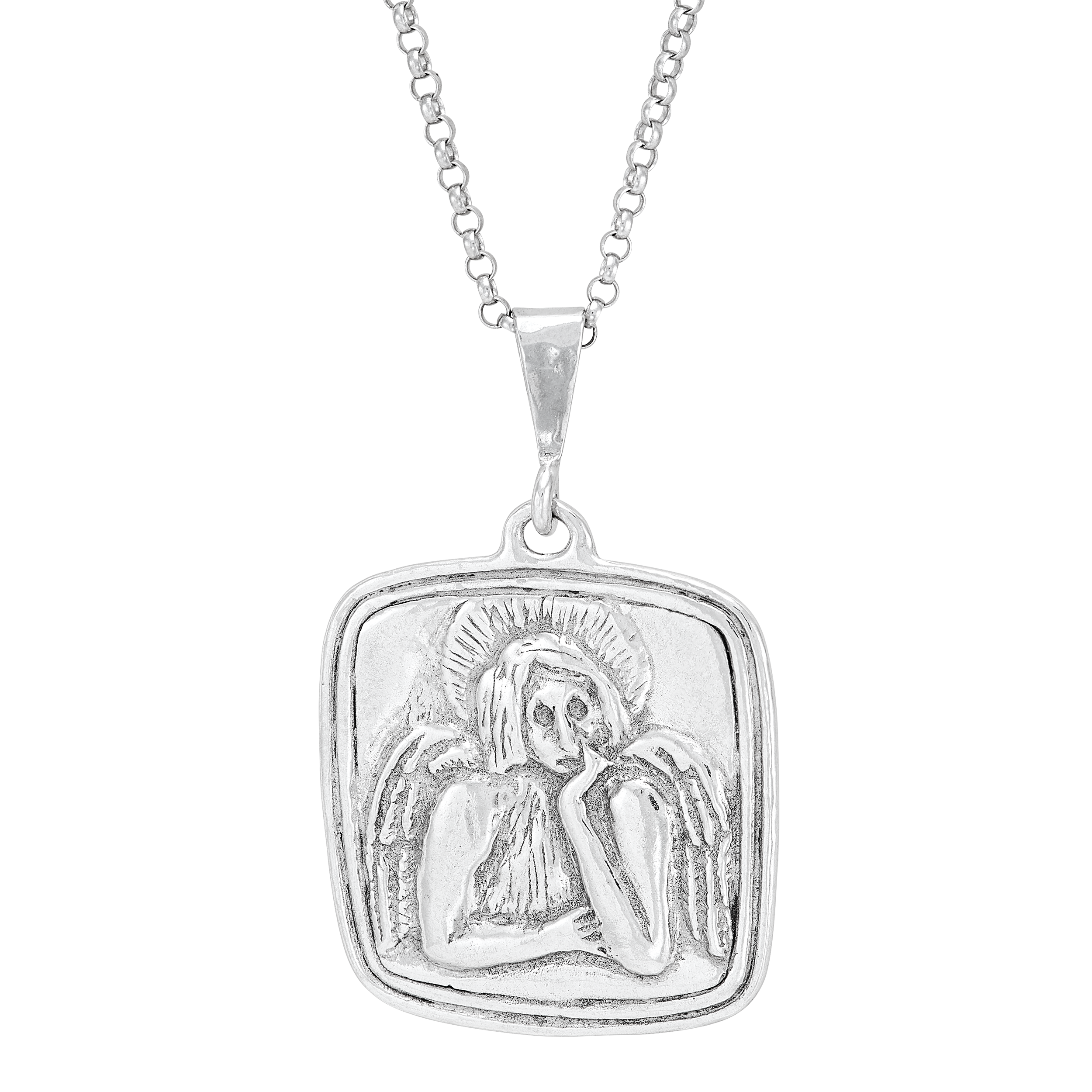 Silpada 'Guardian' Sterling Silver Pendant Necklace, 18"