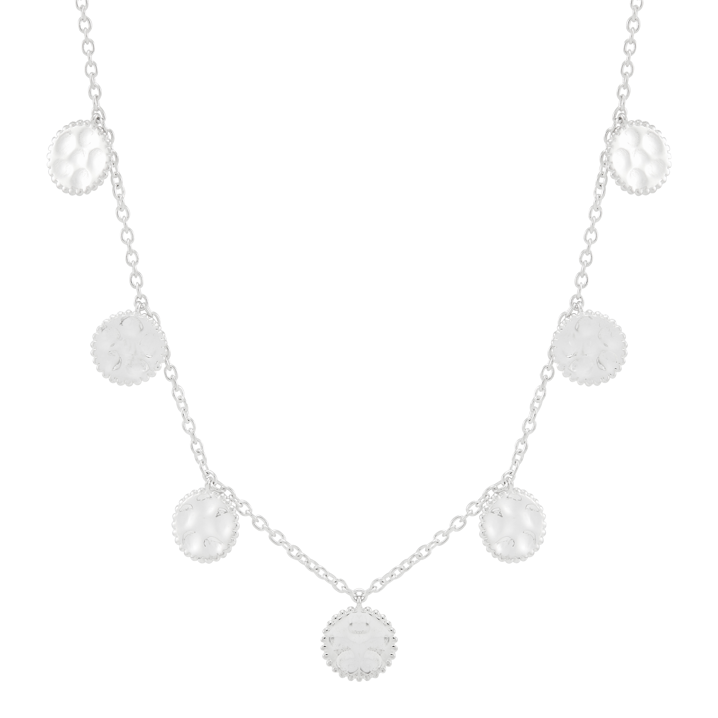 Silpada 'Coin Path' Sterling Silver Necklace, 17" + 2"