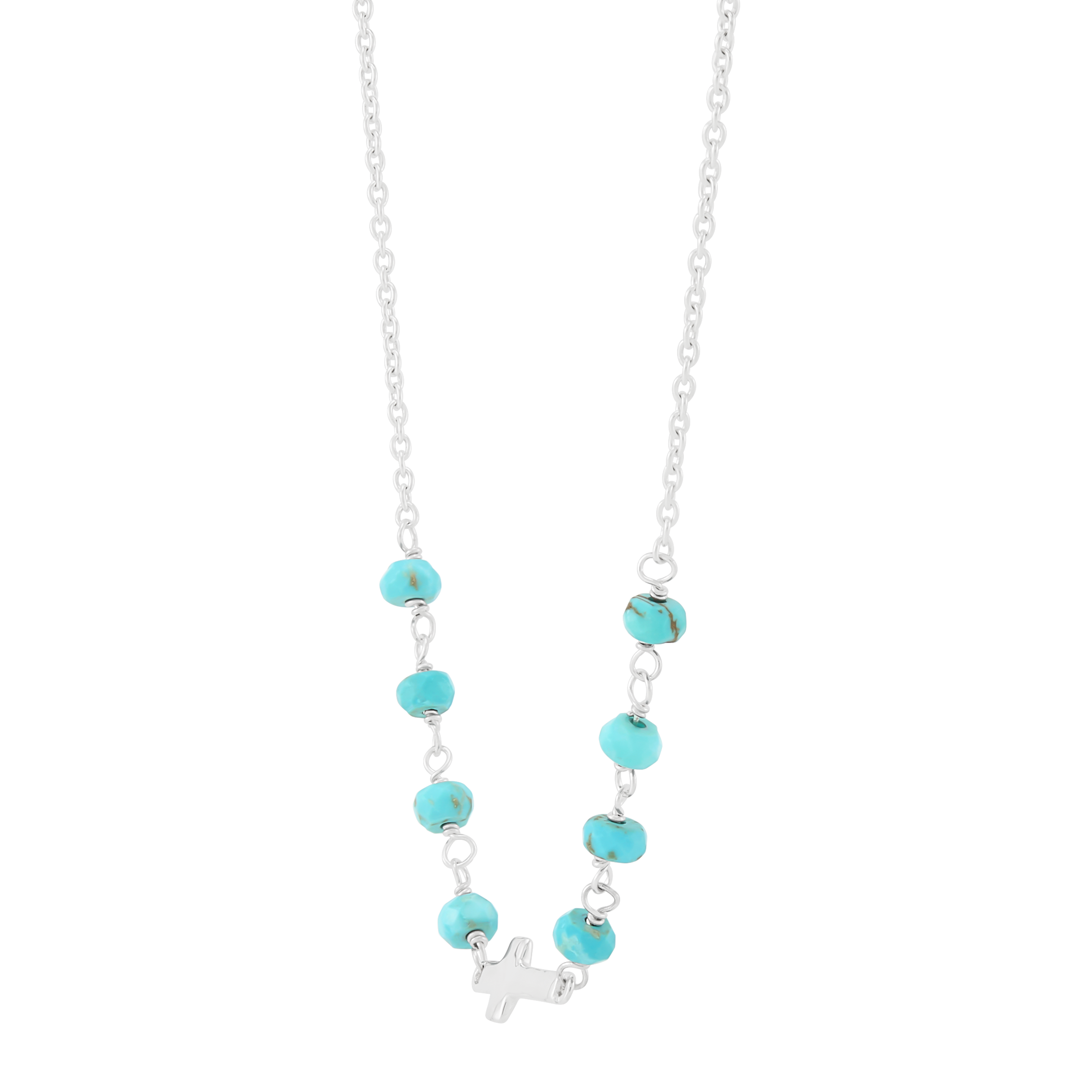 【2plan】24SS★ [LAN ARCHIVE] The Turquoise Necklace Vintage Kingman Spiderweb Turquoise Necklace, c.1970's