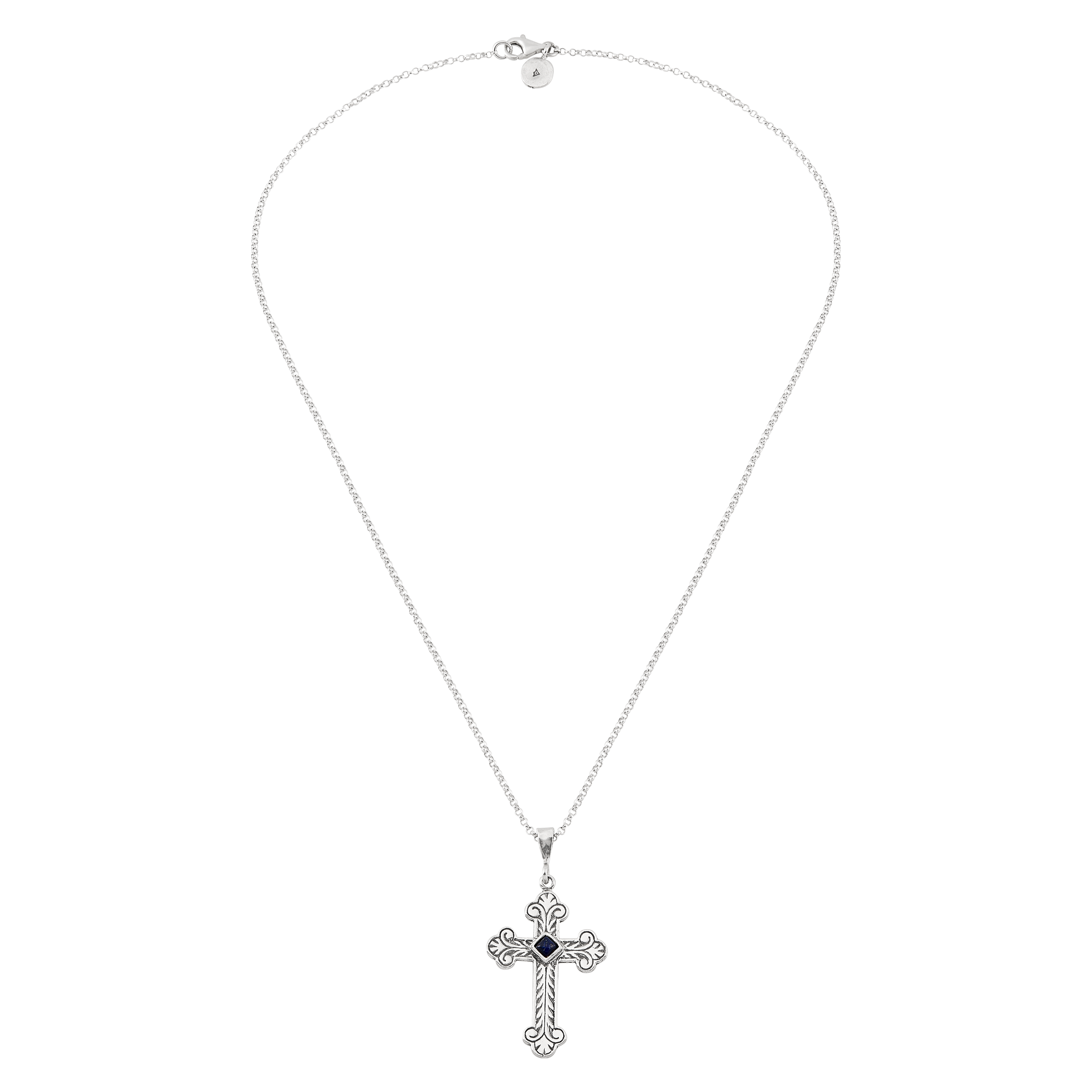 Collier SILPADA "Rolling Tide" En Argent Sterling .925 - 5 Rangs De Perles Rocaille Gris-bleu - Longueur 28"