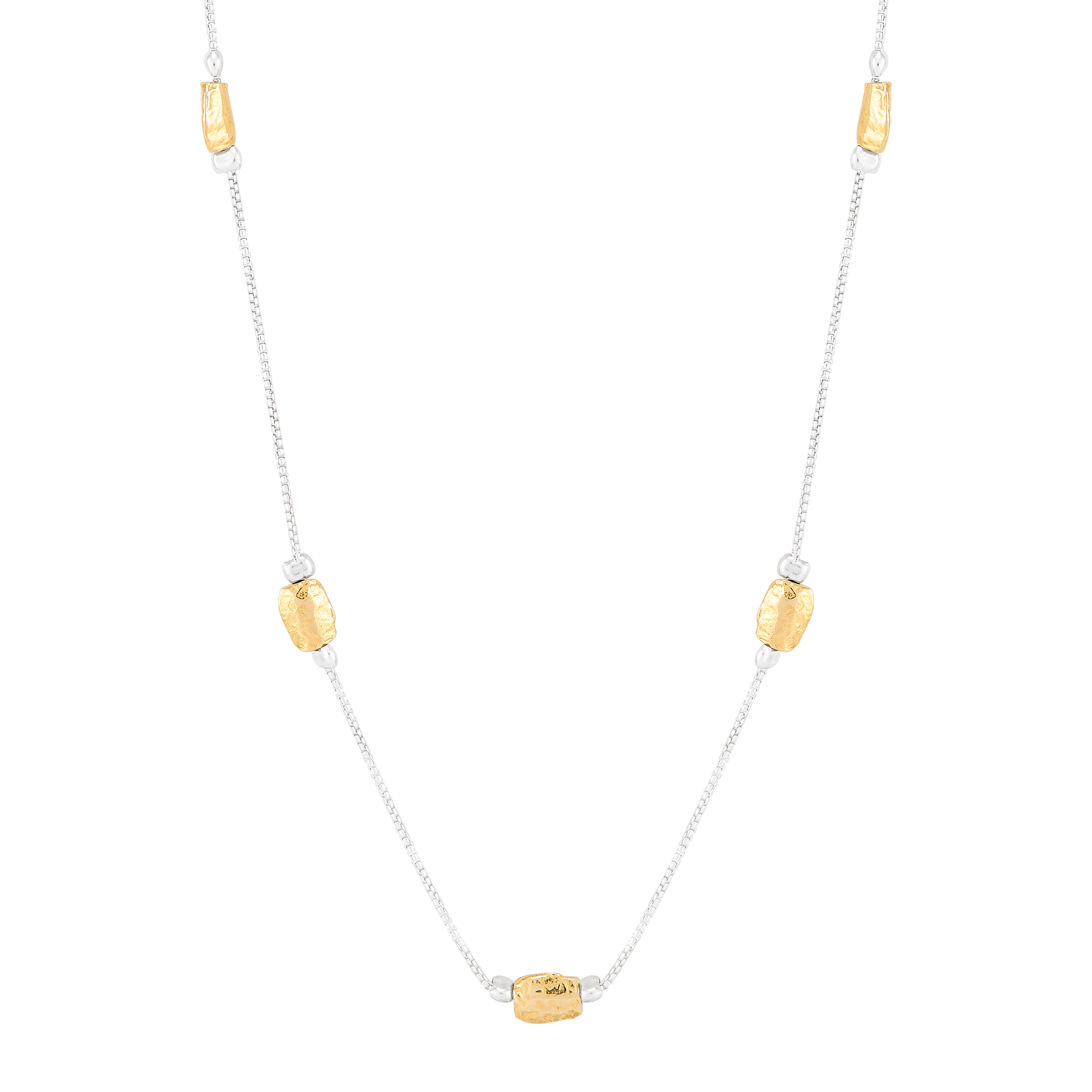 Silpada 'Golden Harvest' Sterling Silver and Brass Necklace, 18" + 2"