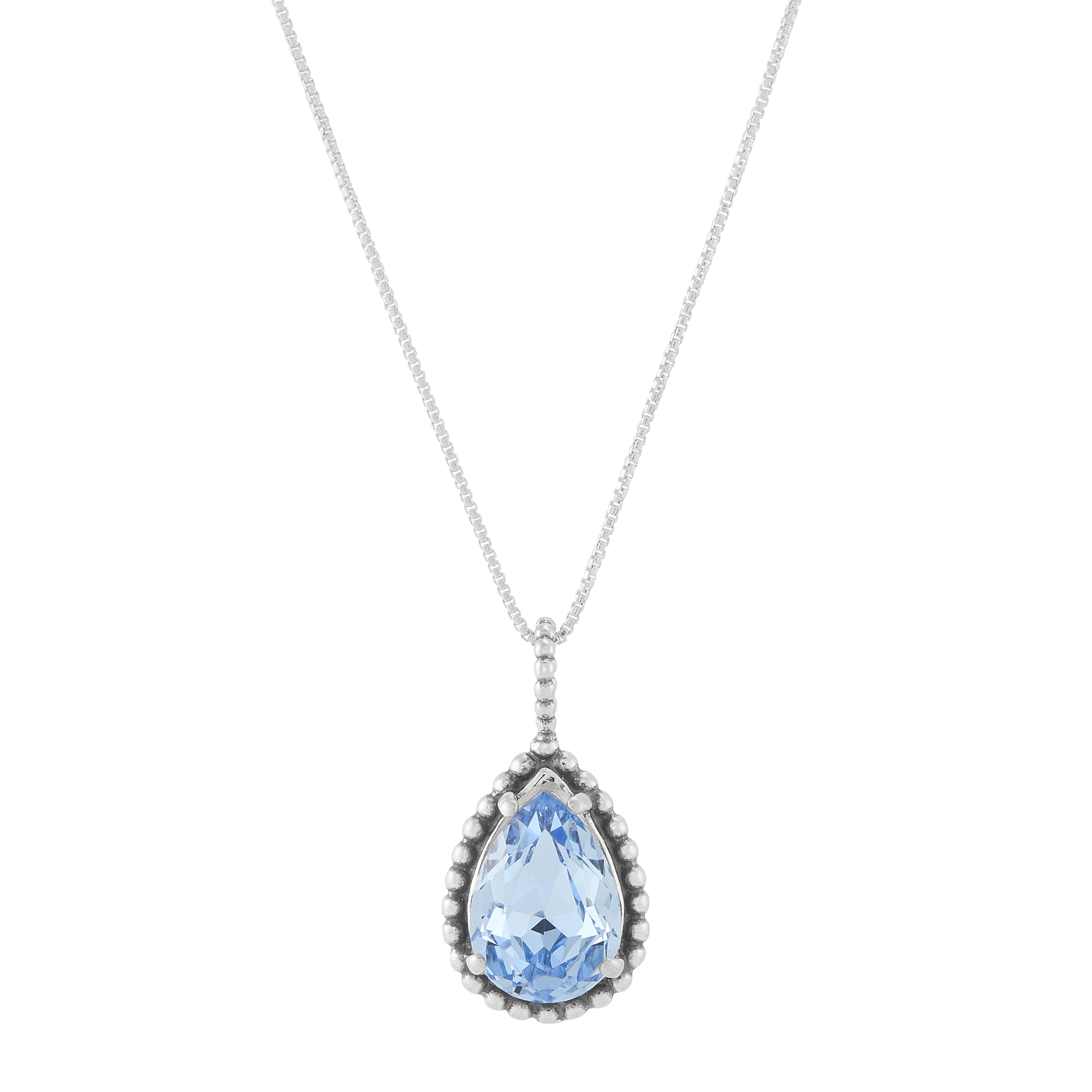Silpada 'Cooling Aura' Sterling Silver Blue Crystal Pendant