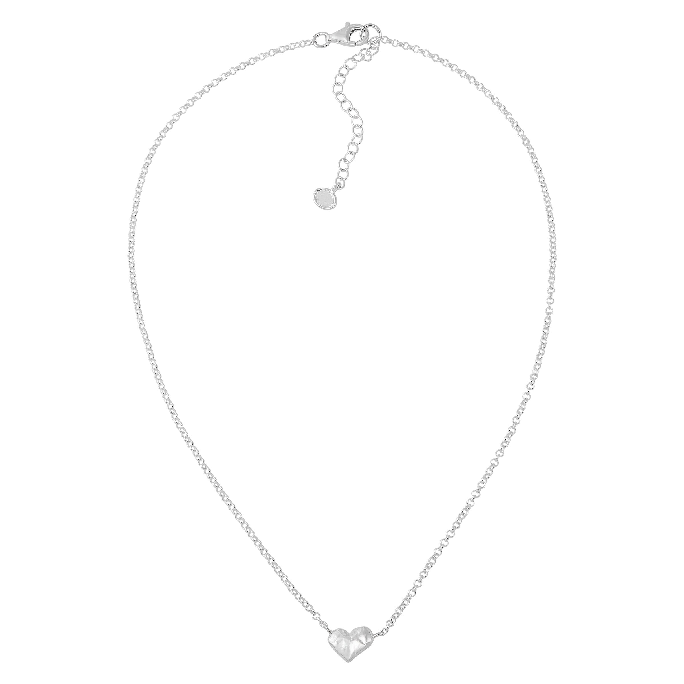 New Silpada 'Sweetheart' Sterling Silver Necklace, 16" + 2" product image view 3