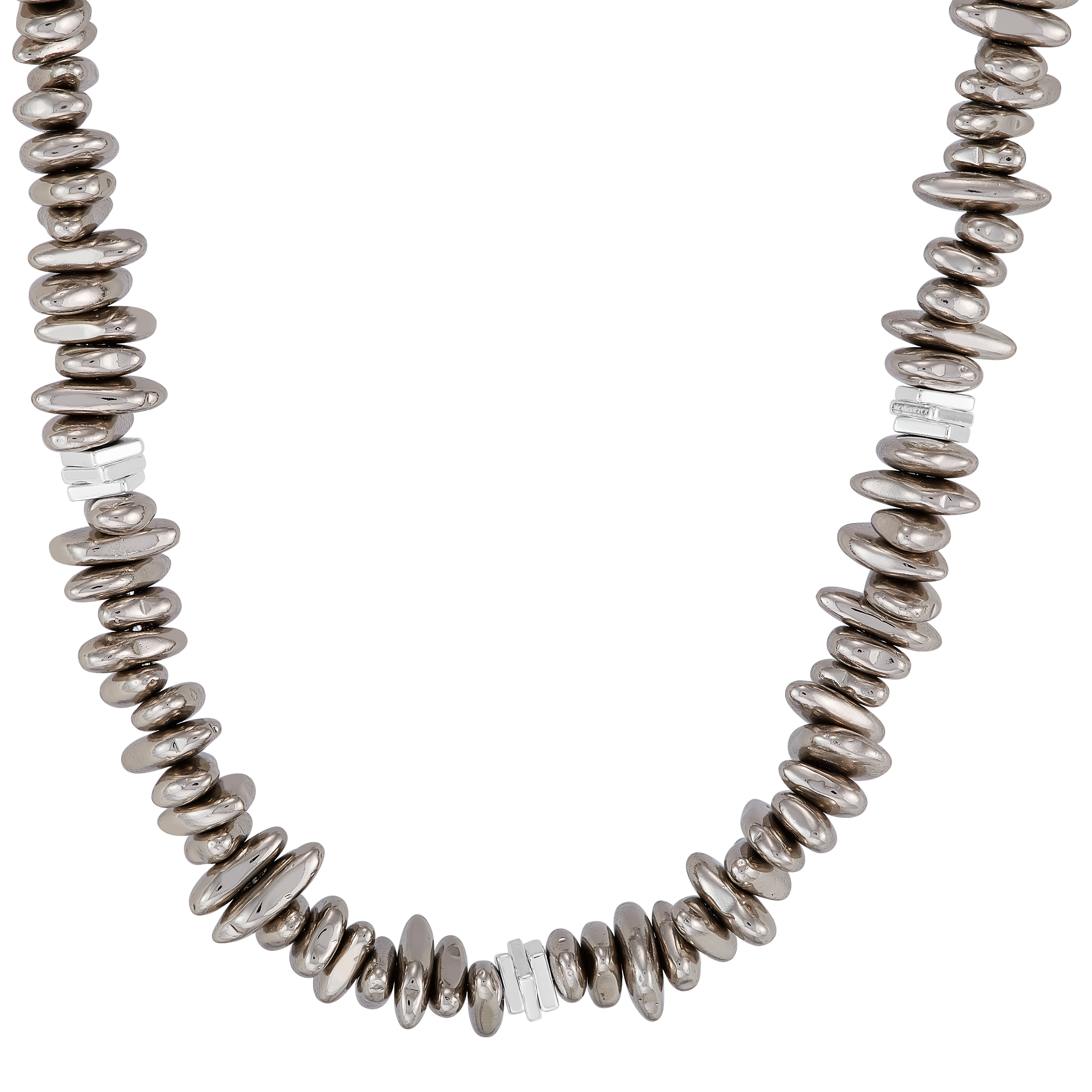 Silpada 'Moon Pebbles' Sterling Silver Hematite Necklace, 16" + 2"