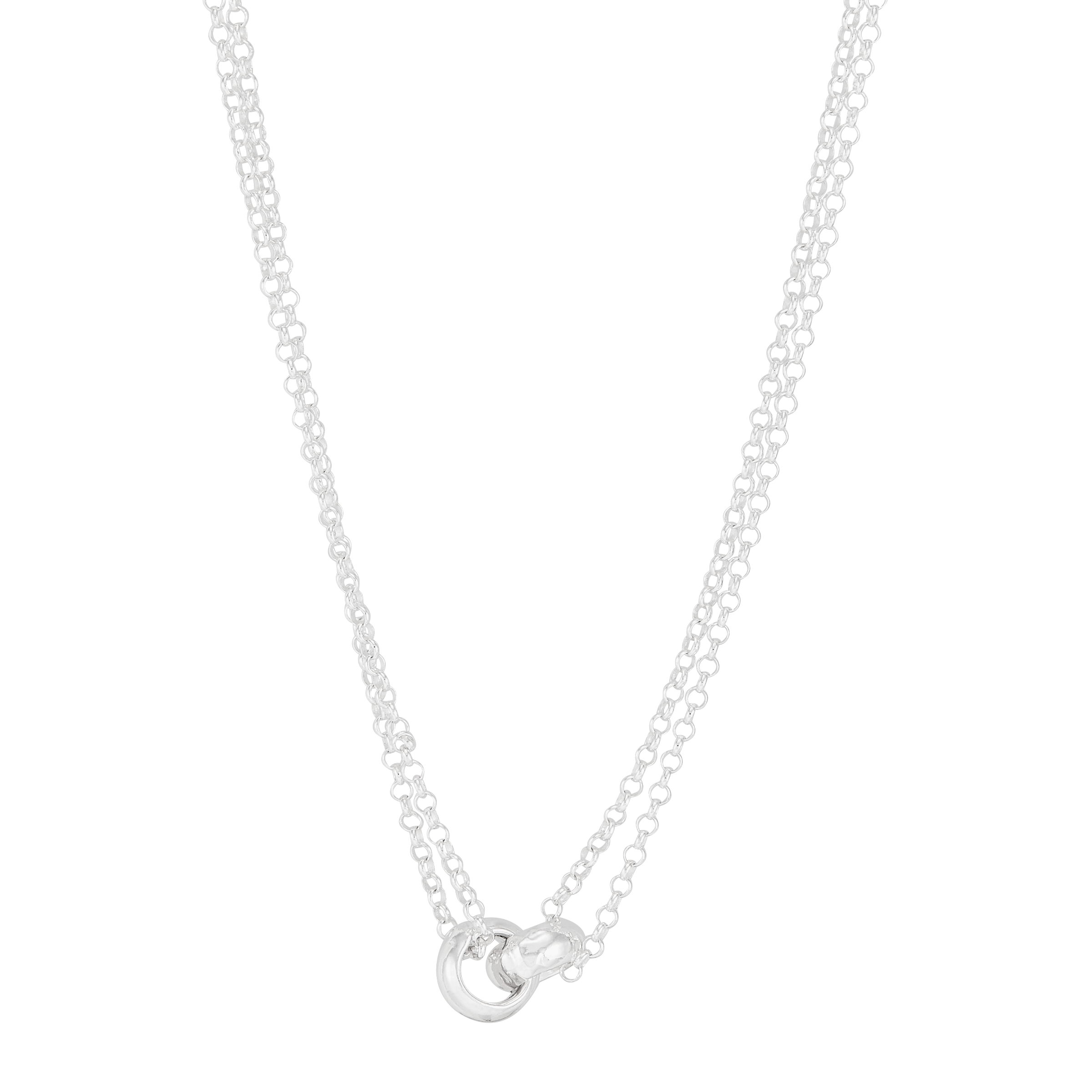 Silpada 'Tied Together' Sterling Silver Chain Necklace, 16" + 2"
