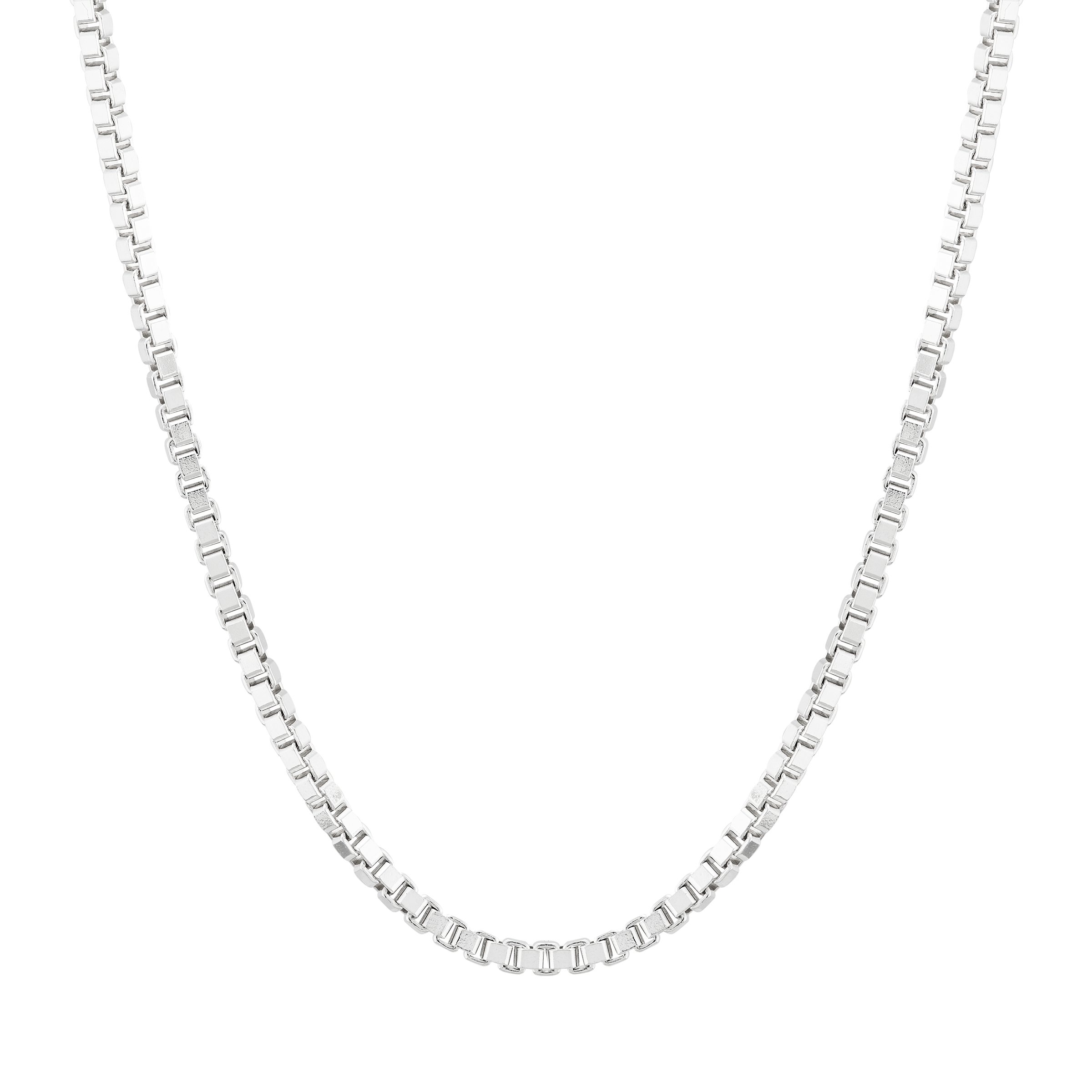 Silpada 'Effortless' Sterling Silver Box Chain Necklace, 18" + 2"
