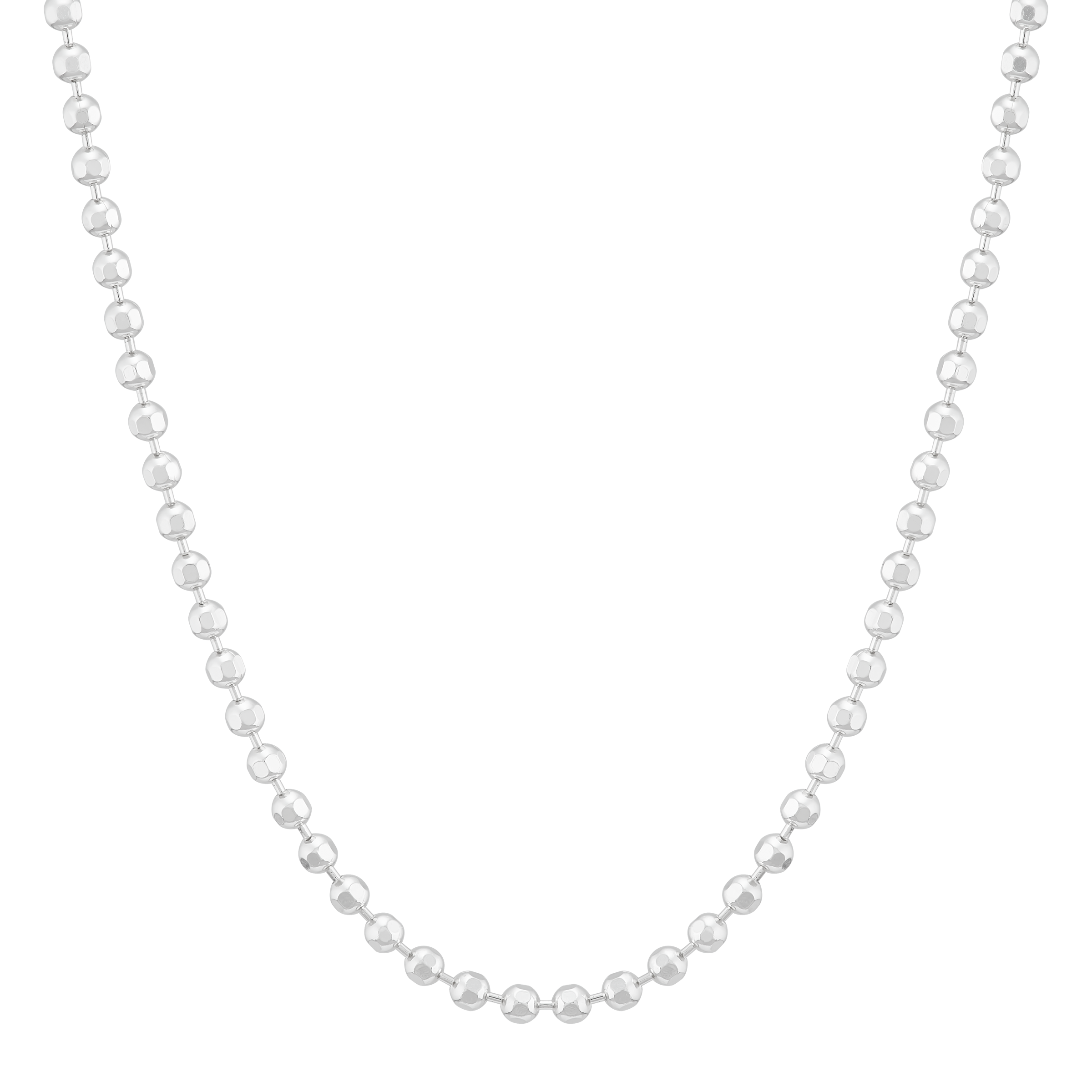 Silpada 'Marbles' Sterling Silver Bead Chain Necklace, 18" + 2"