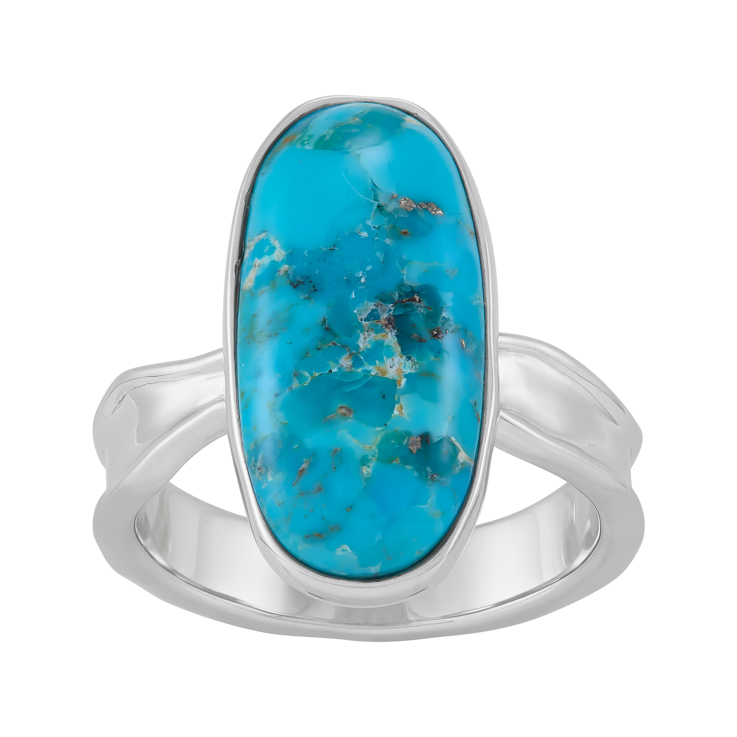 New Silpada 'Picturesque' Sterling Silver Compressed Teal Turquoise ...
