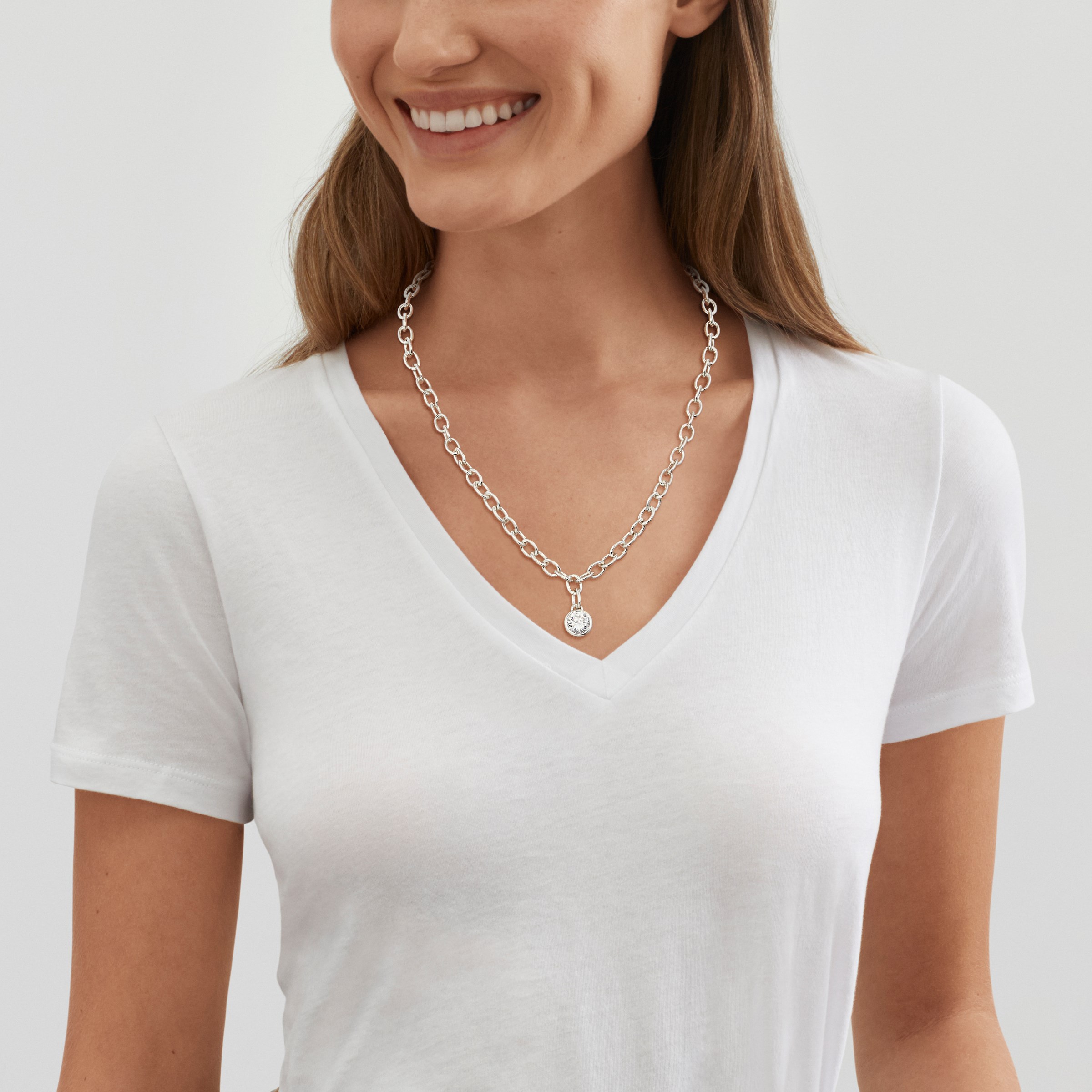 Silpada 'Elegant You' Sterling Silver Cubic Zirconia