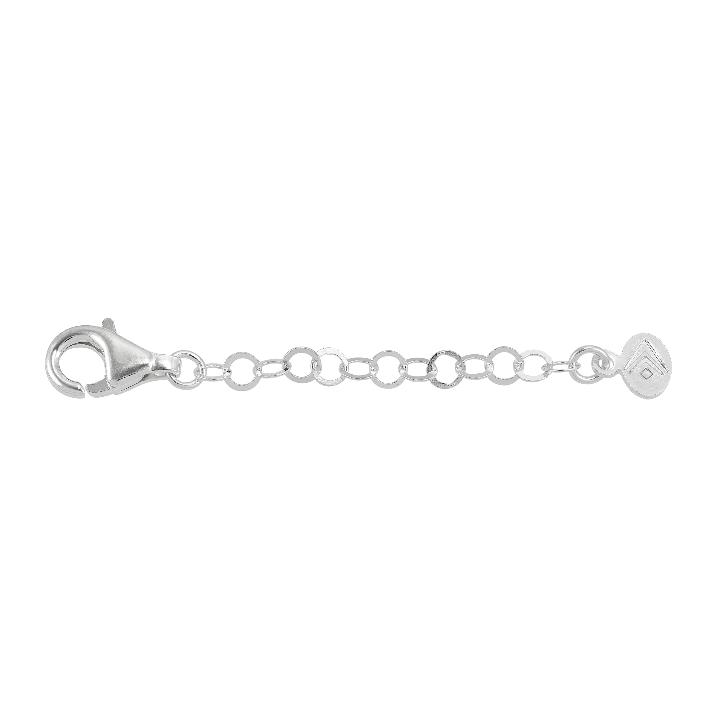  PATIKIL 2 Inch S925 Silver Necklace Extender, 2 Pack