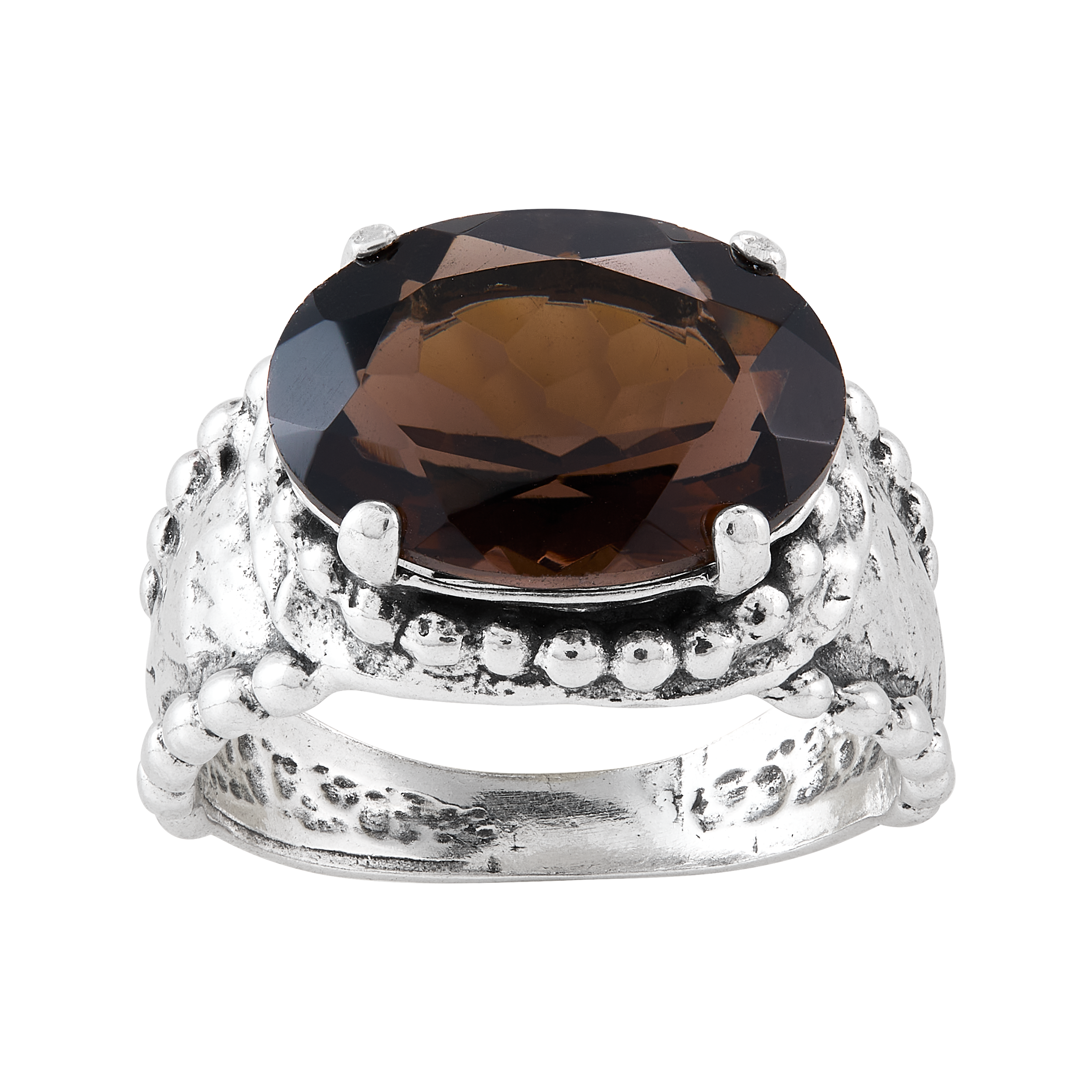 Silpada 'Vintage Opulence' Sterling Silver Smoky Quartz Ring | Silpada
