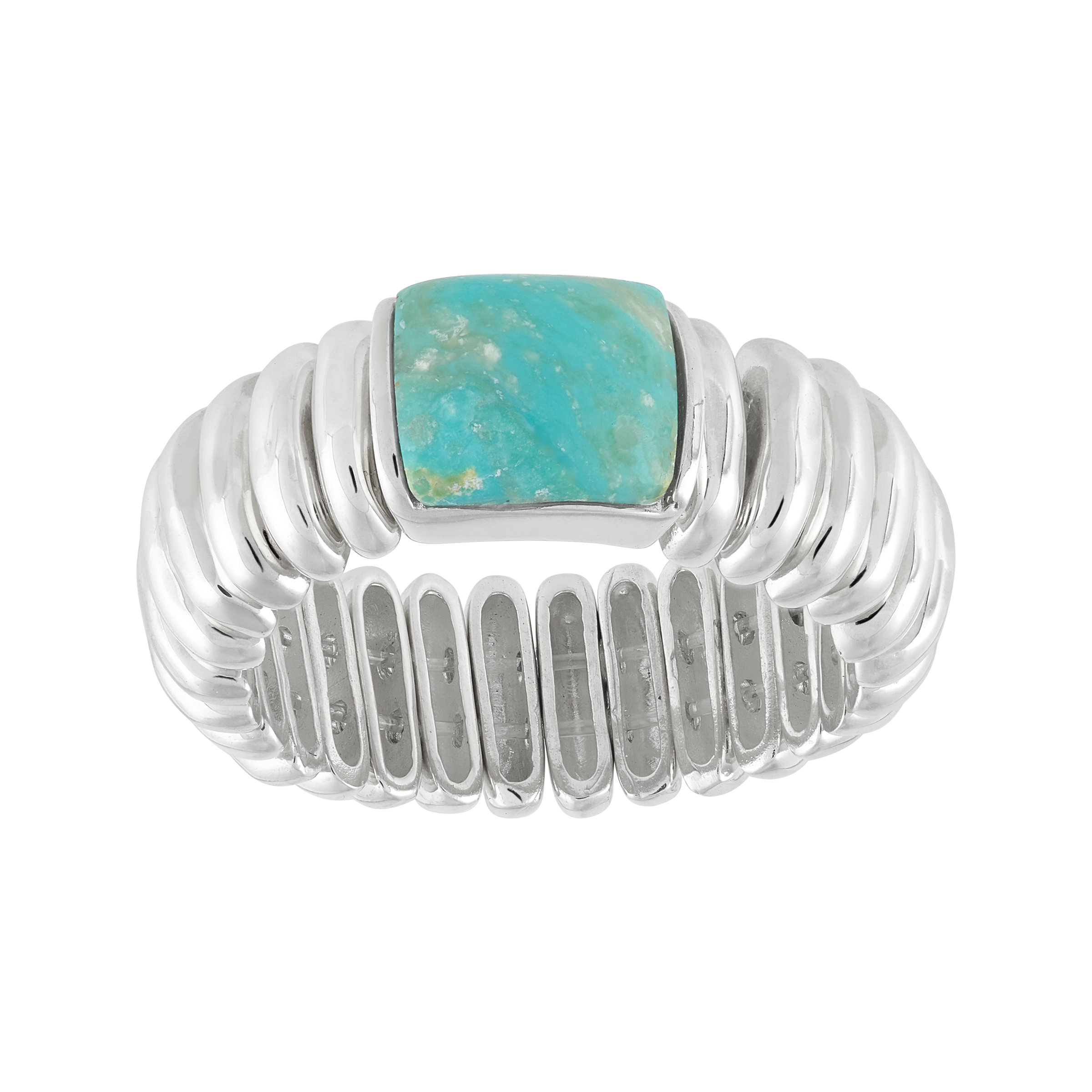 New Silpada 'Great Stunner' Sterling Silver Compressed Turquoise ...